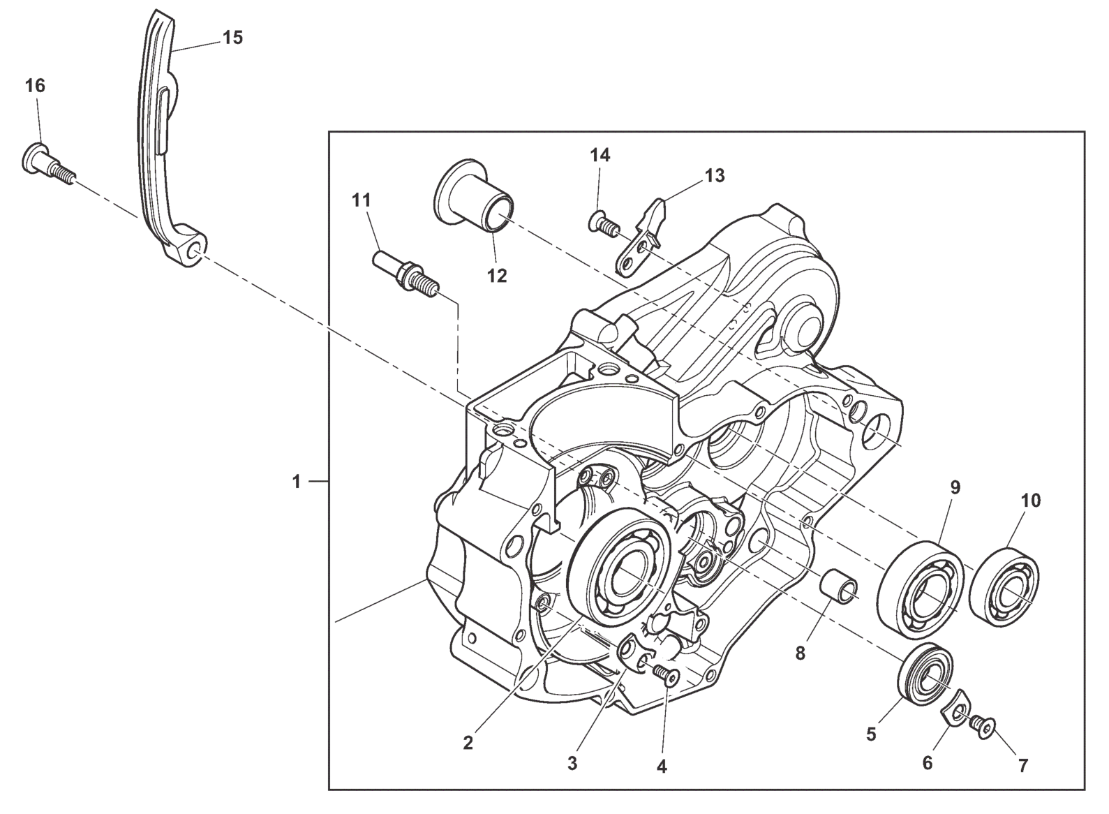 CRANKCASE CARTER R.H.