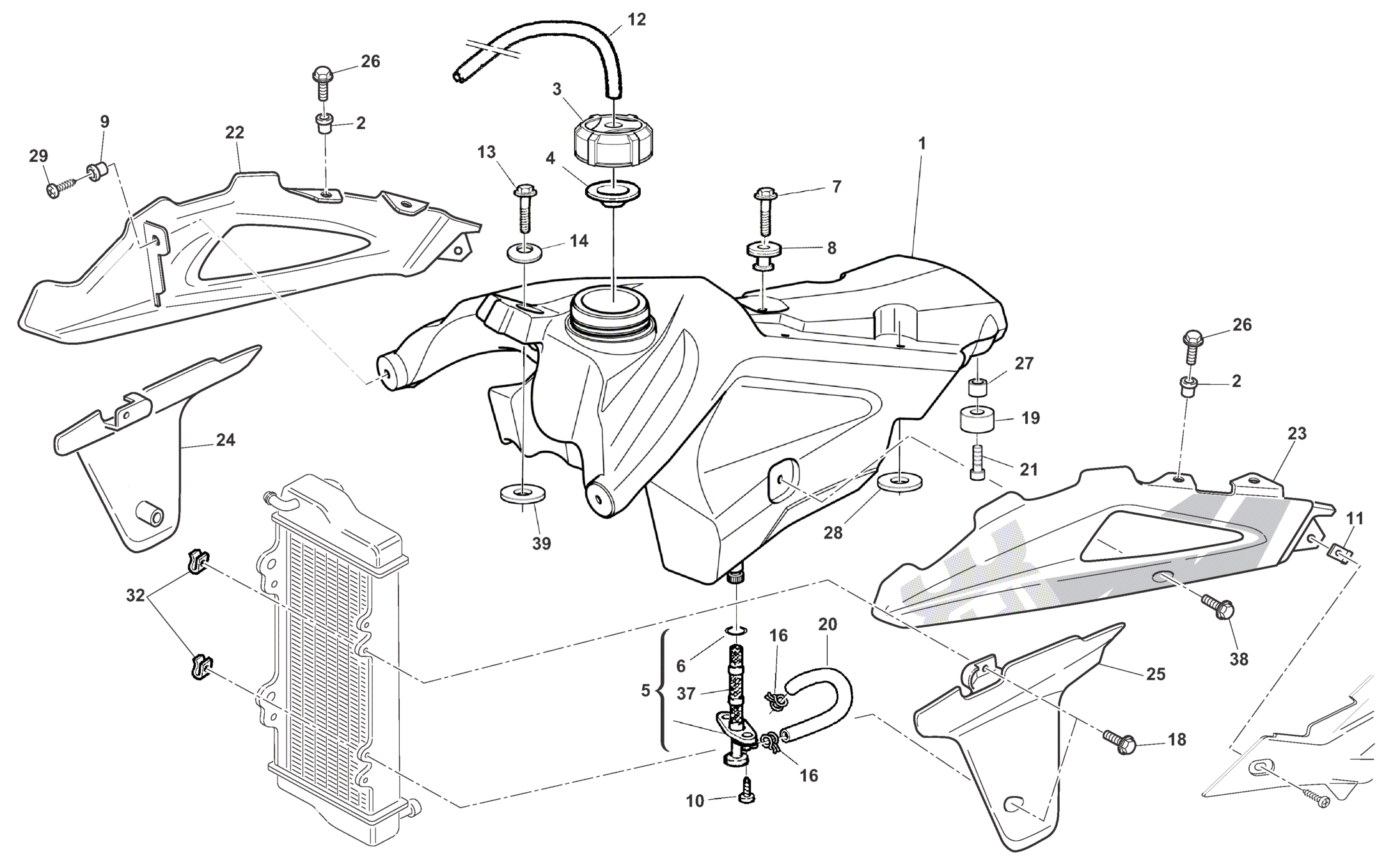 FUEL TANK - BODY