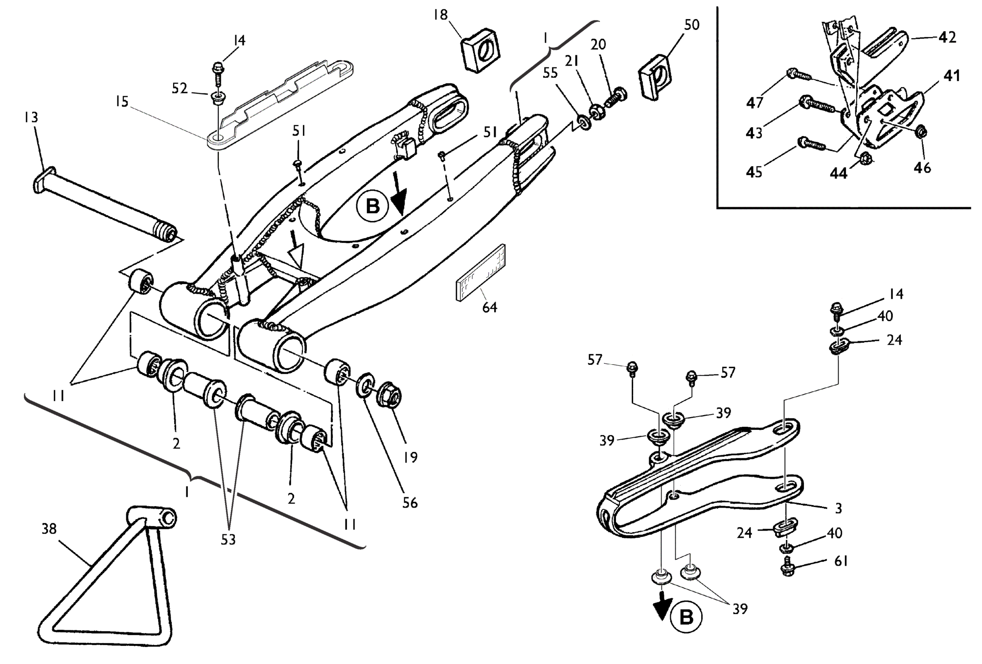 REAR SWING ARM