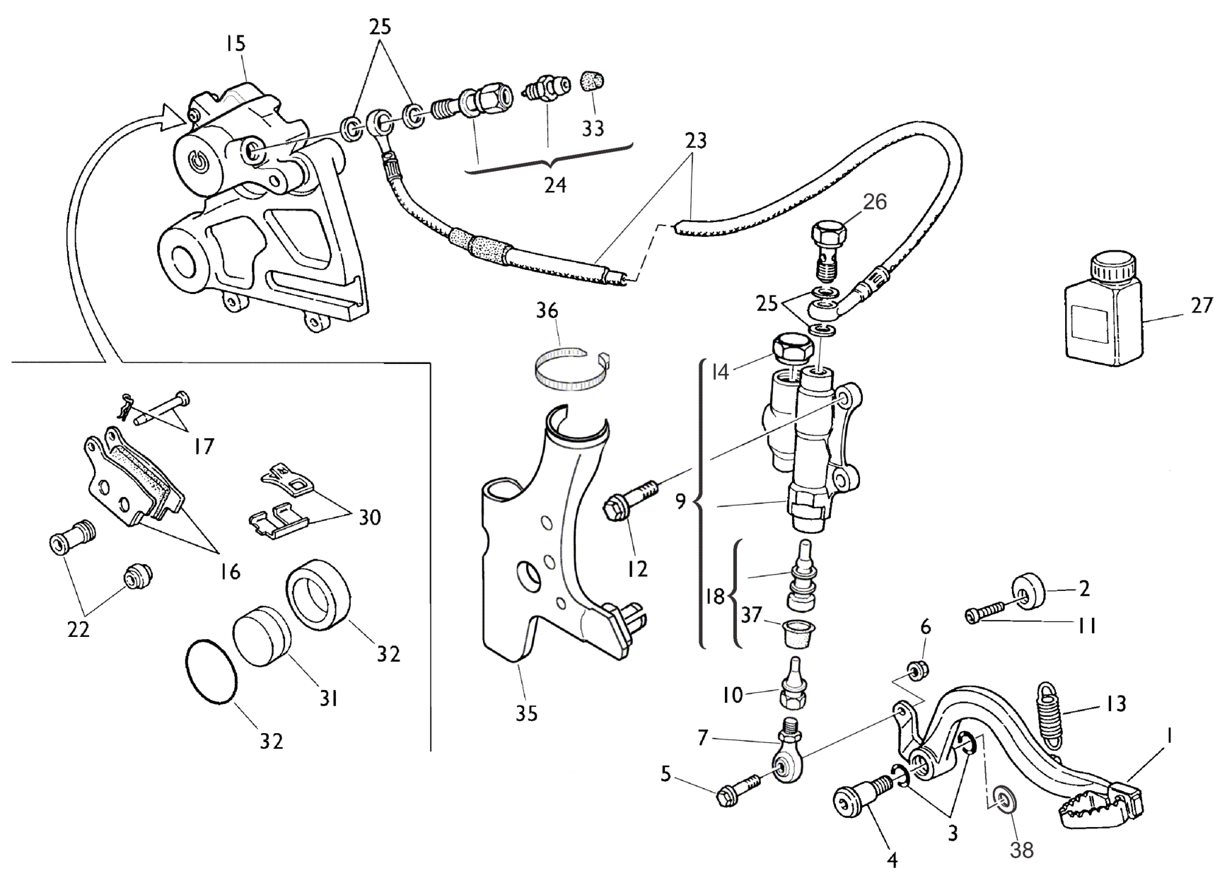 REAR BRAKE SYSTEM