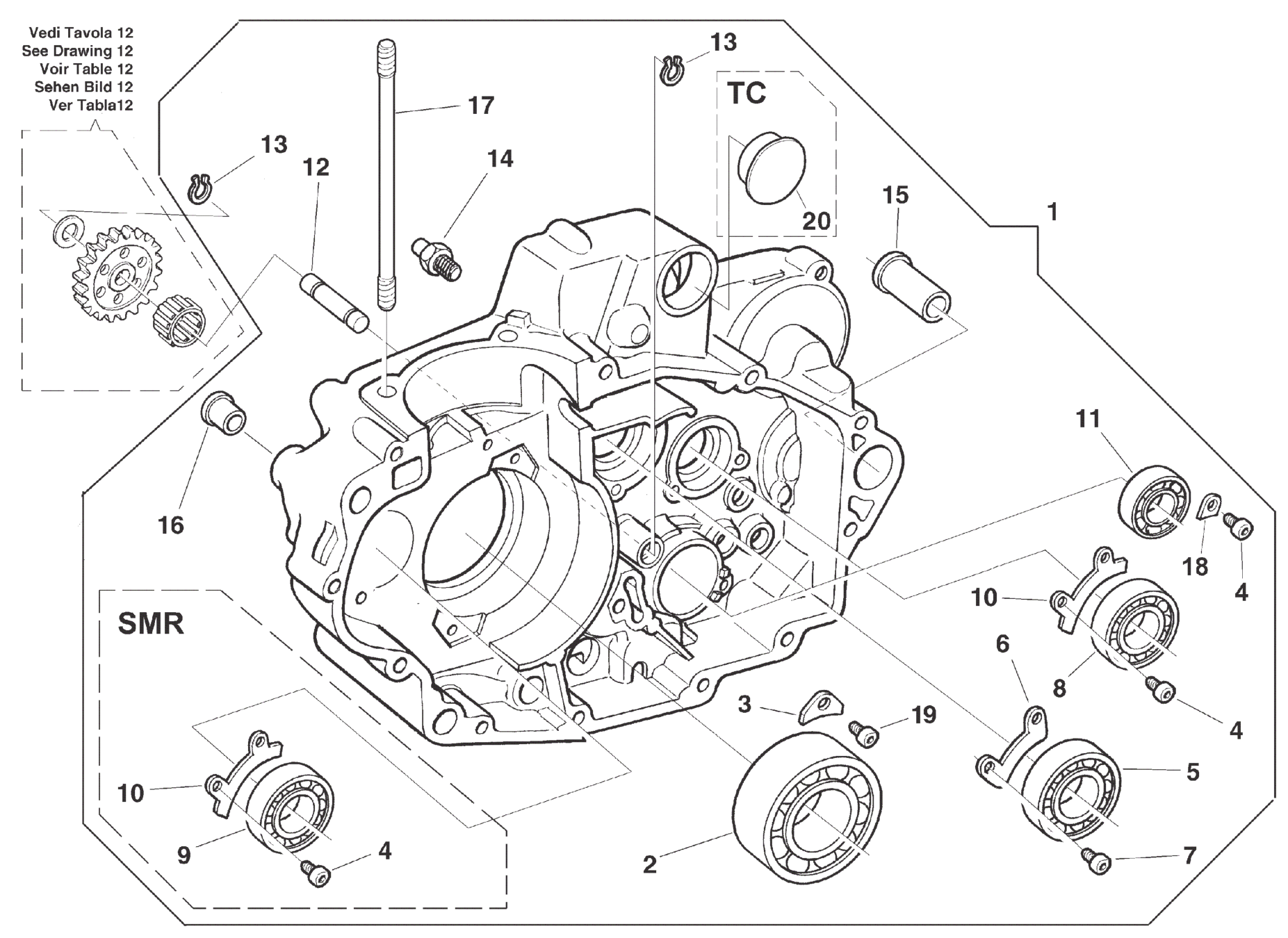 CRANKCASE CARTER R.H.