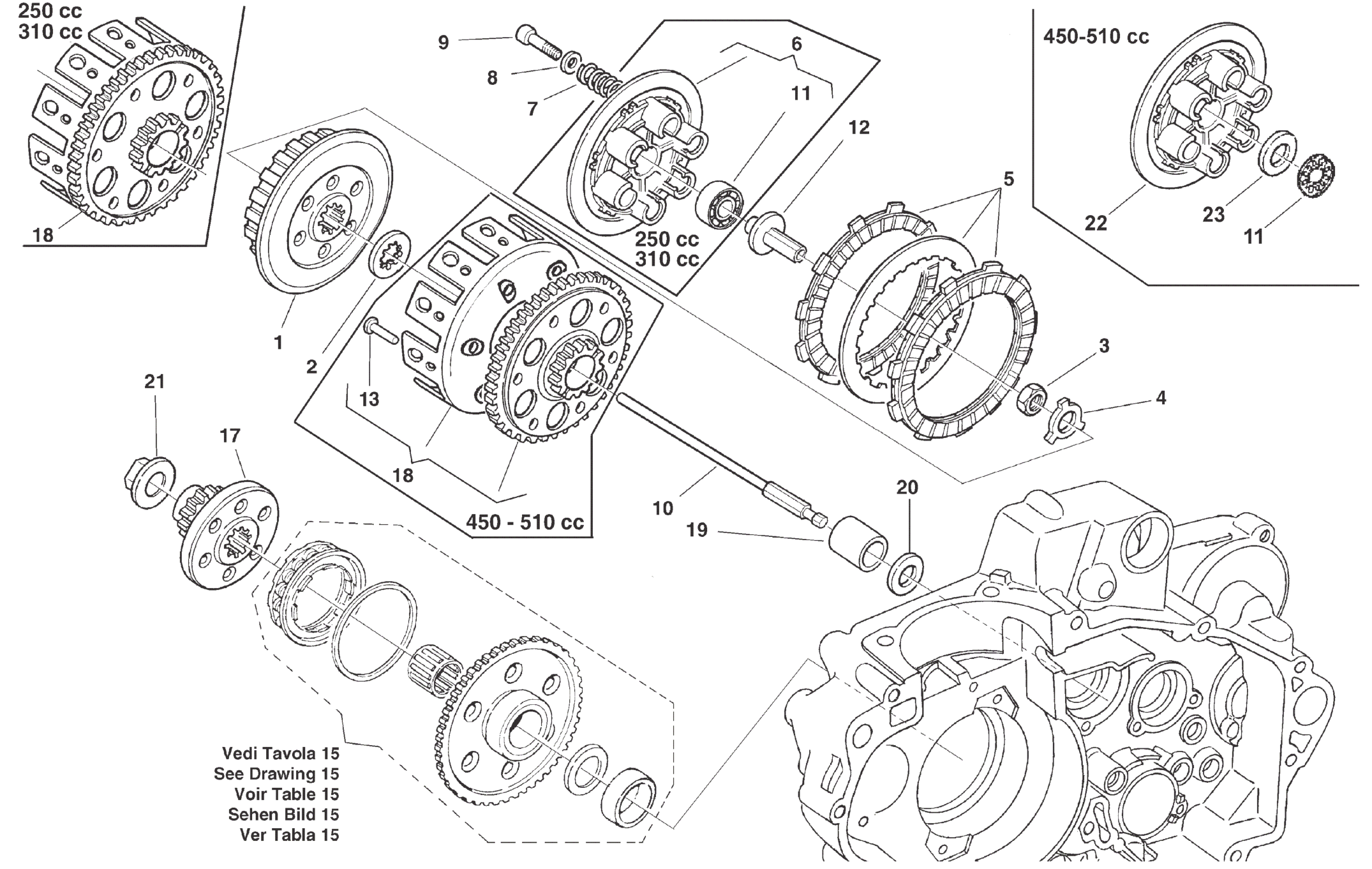 PRIMARY DRIVE - CLUTCH