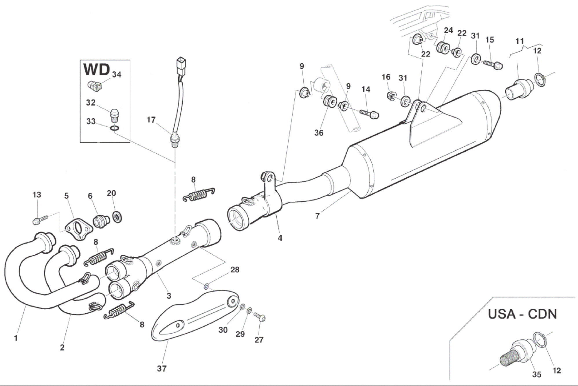 EXHAUST SYSTEM (TE-TC-TXC)