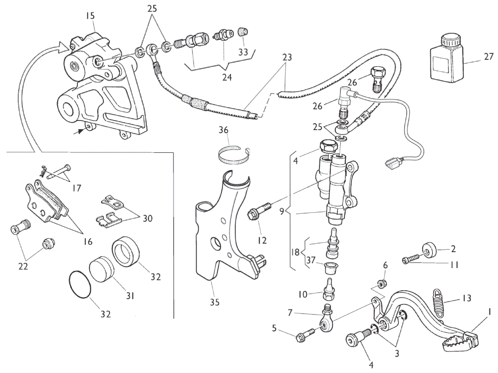 REAR BRAKE SYSTEM