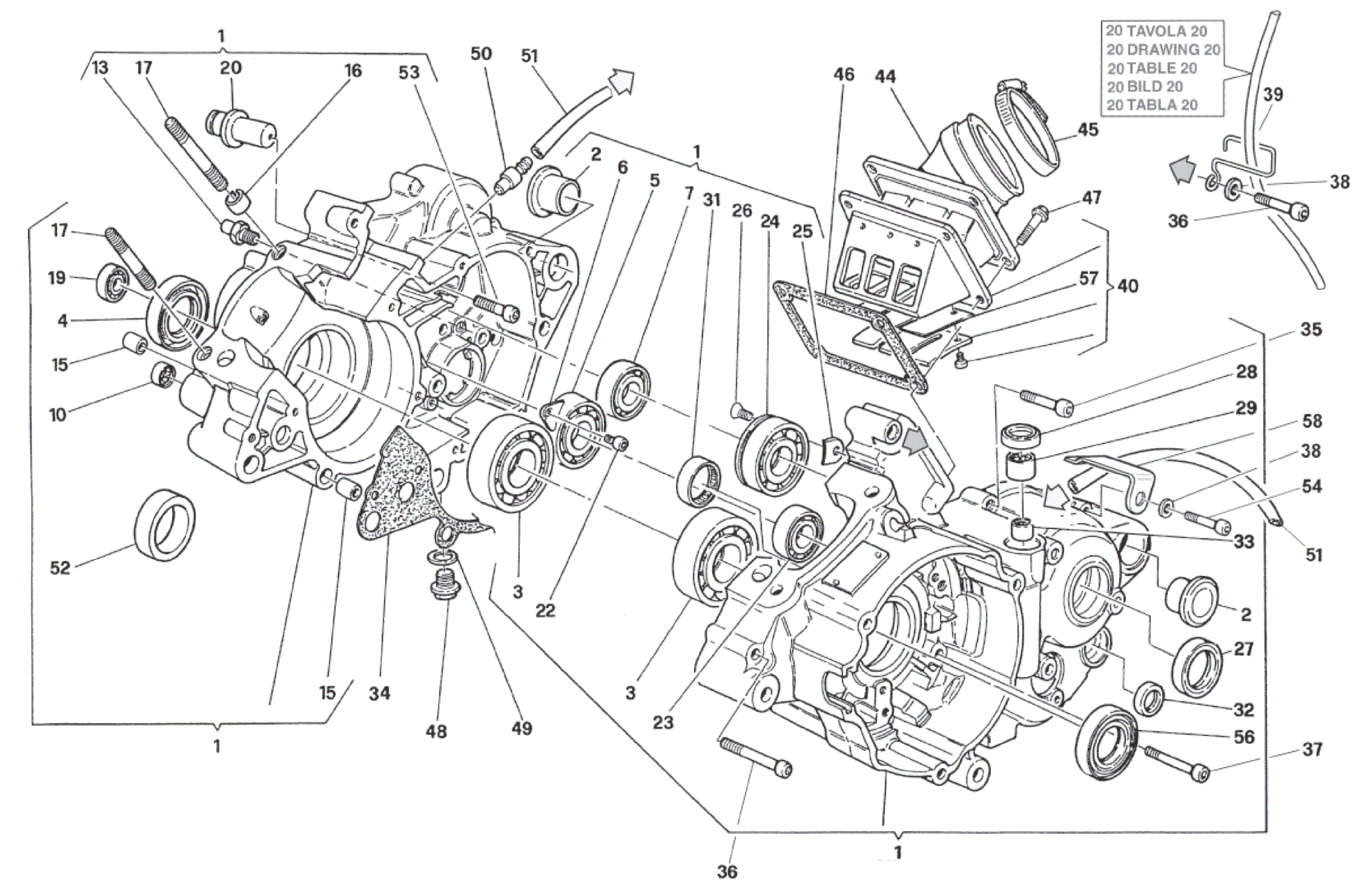 CRANKCASE CARTER