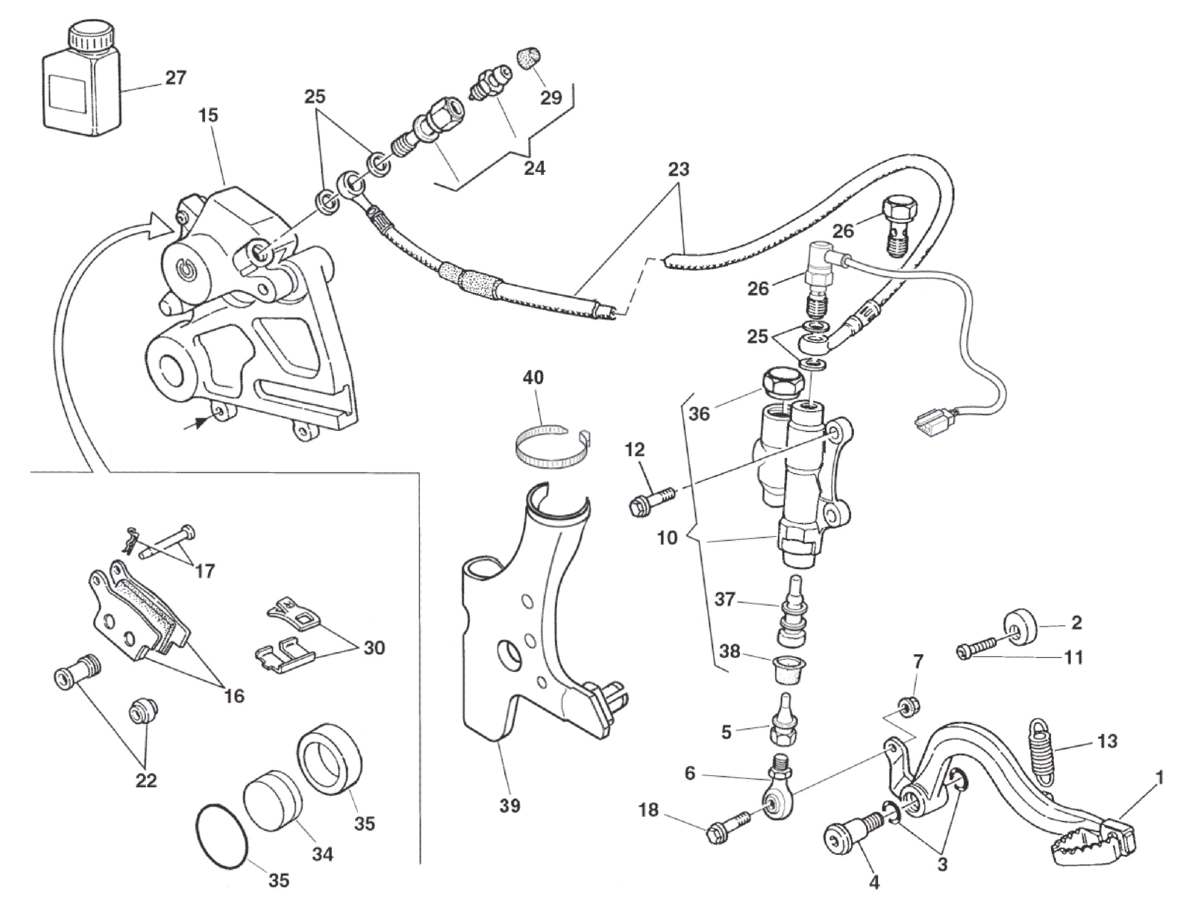 REAR BRAKE SYSTEM