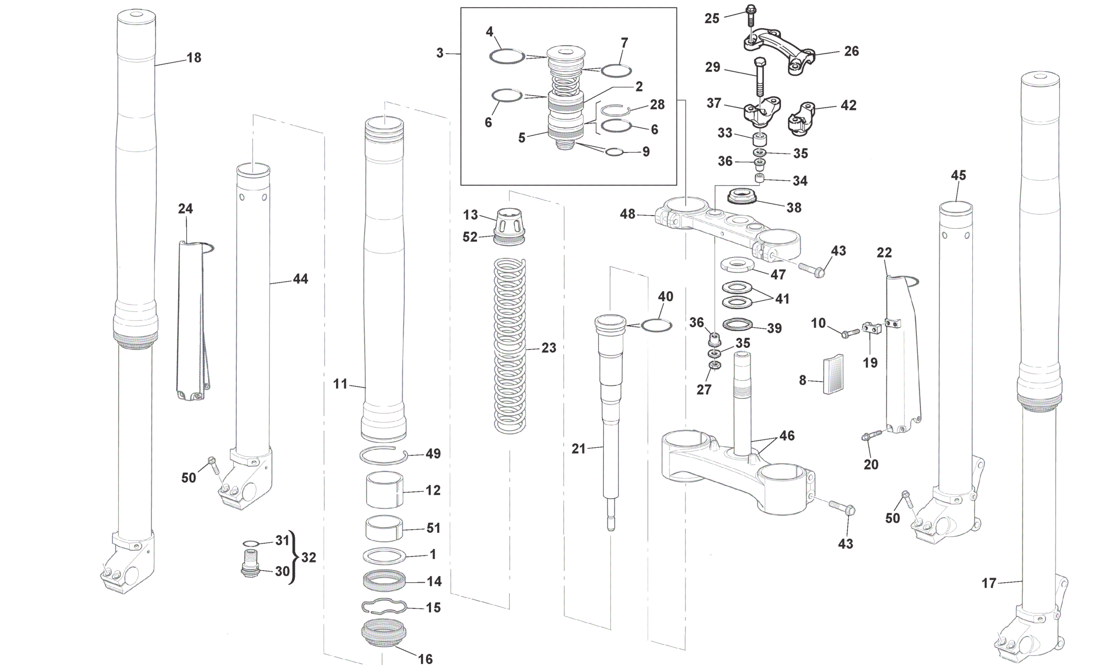 FRONT FORK (CR)