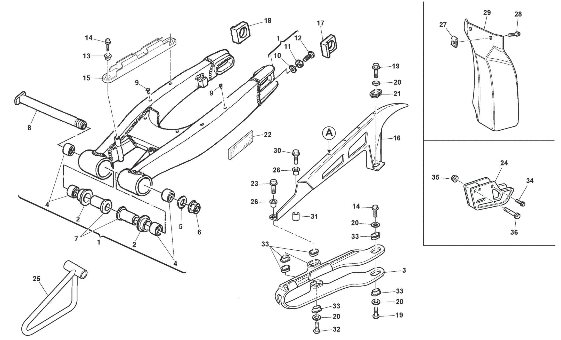 REAR SWING ARM