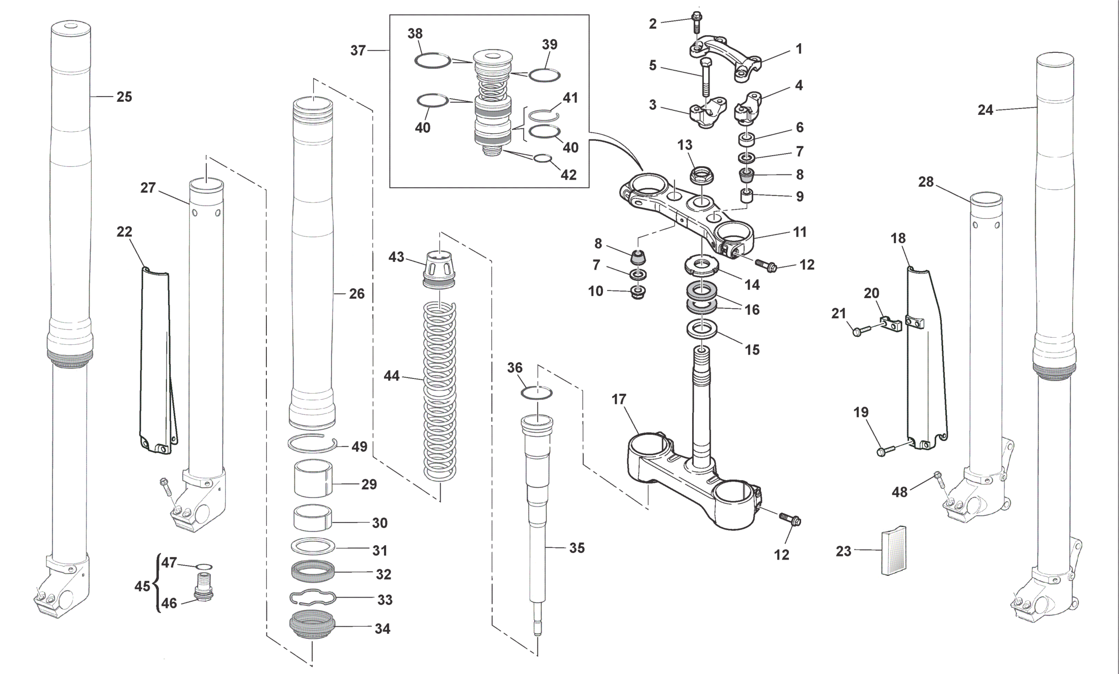 FRONT FORK (TC-TXC)