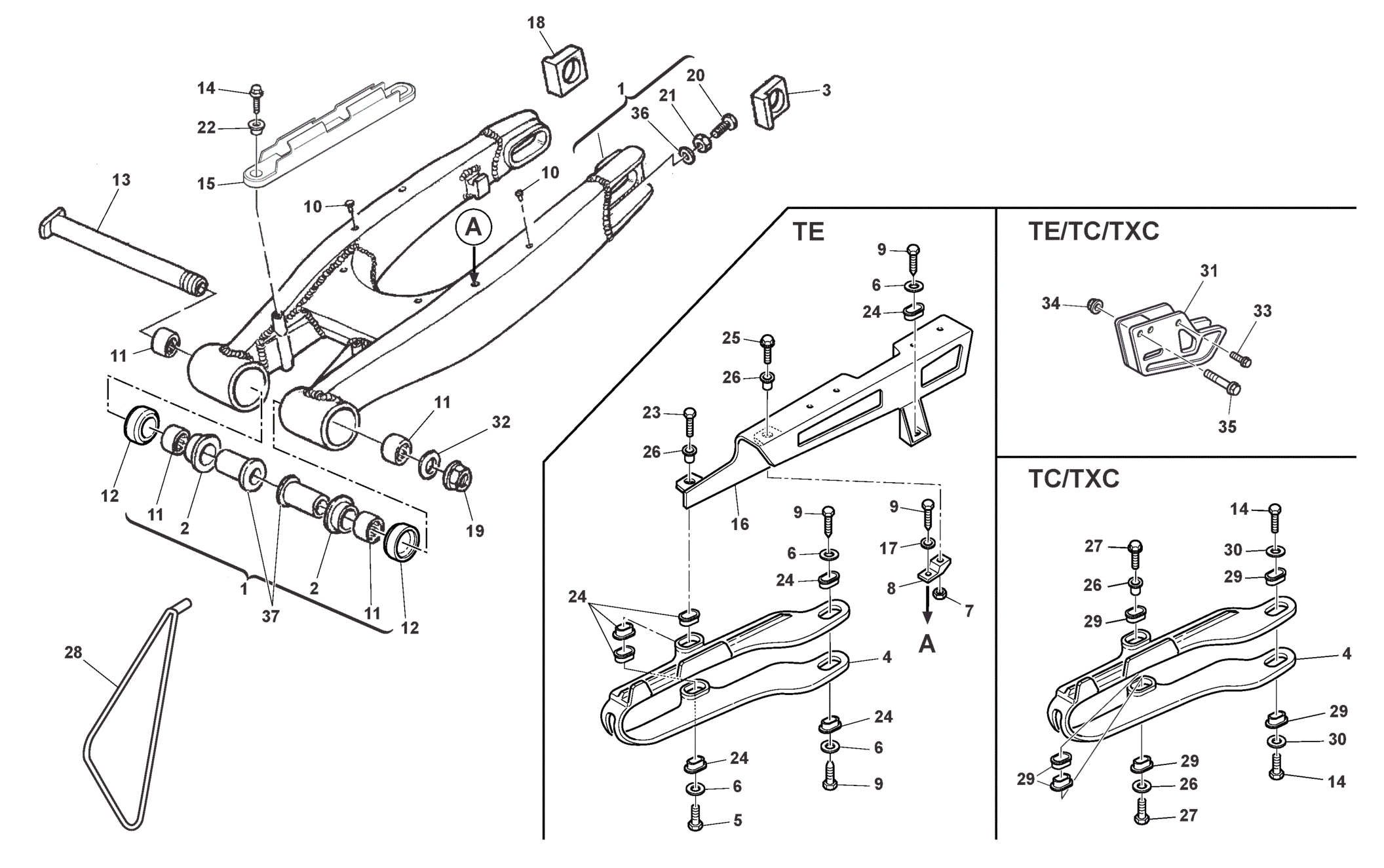 REAR SWING ARM