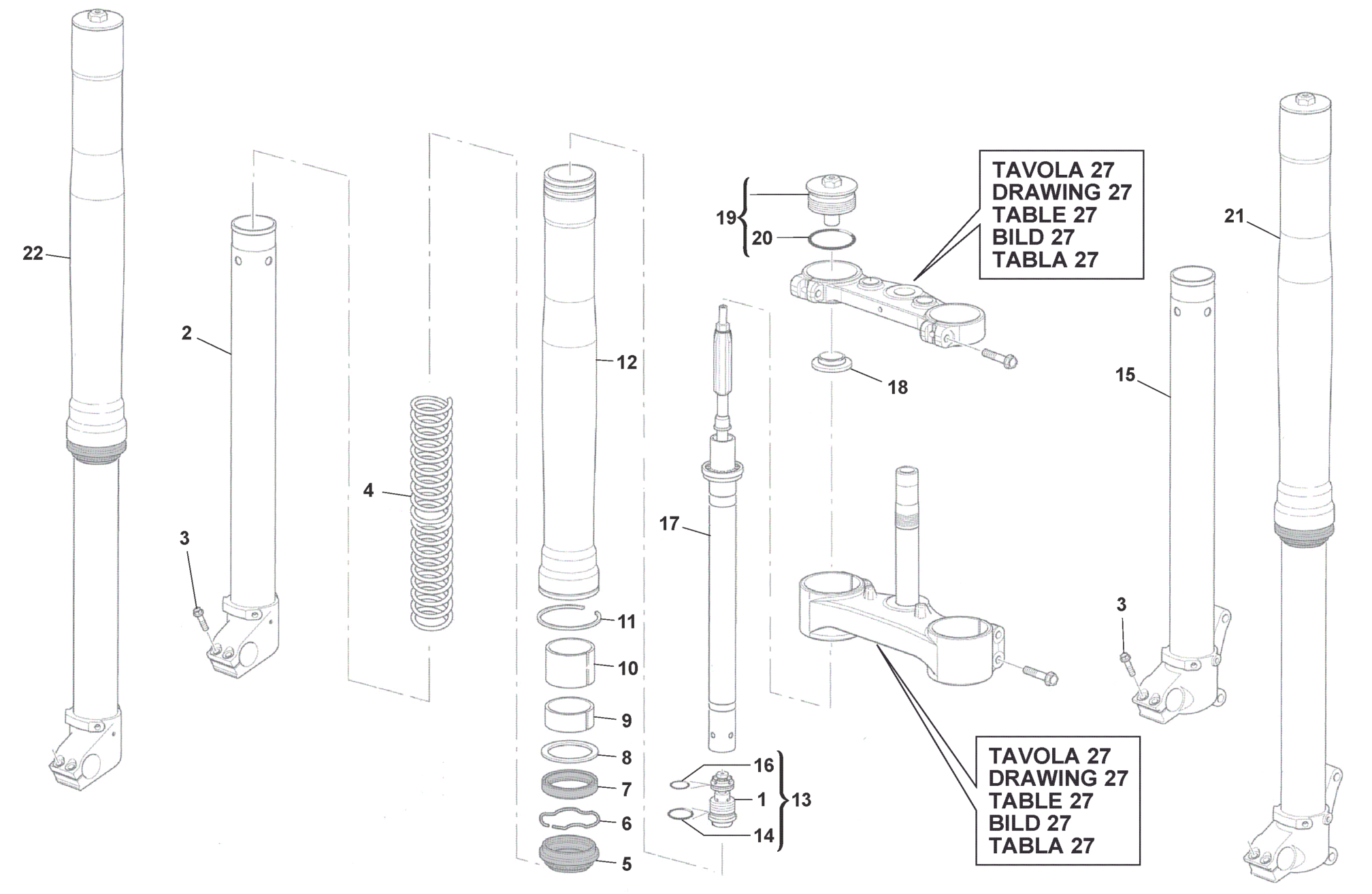 FRONT FORK ASSEMBLY