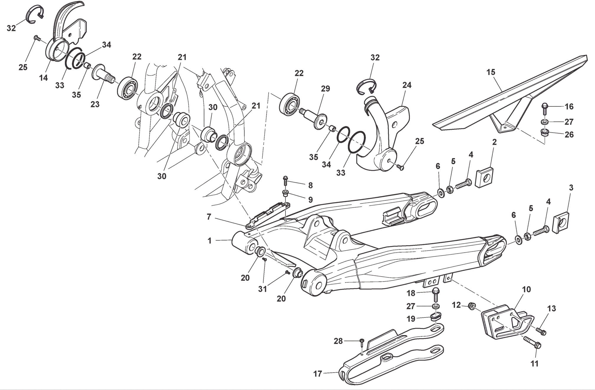 REAR SWING ARM