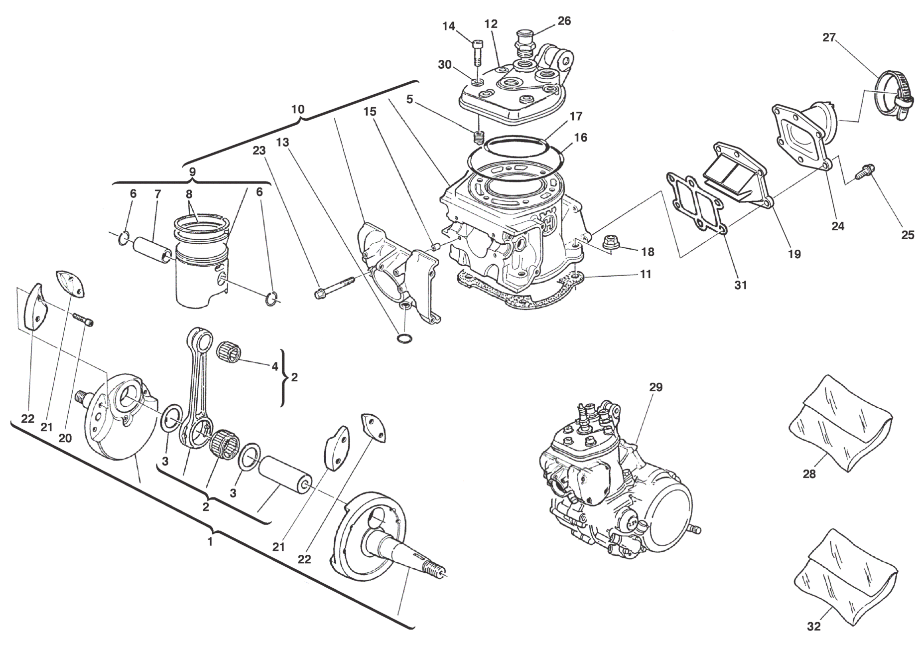 CRANKSHAFT - CYLINDER