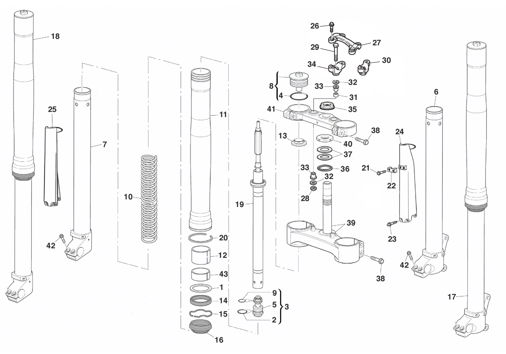 FRONT FORK ASSEMBLY