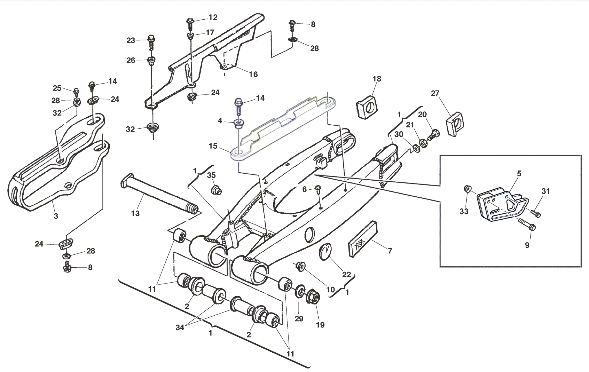 REAR SWING ARM