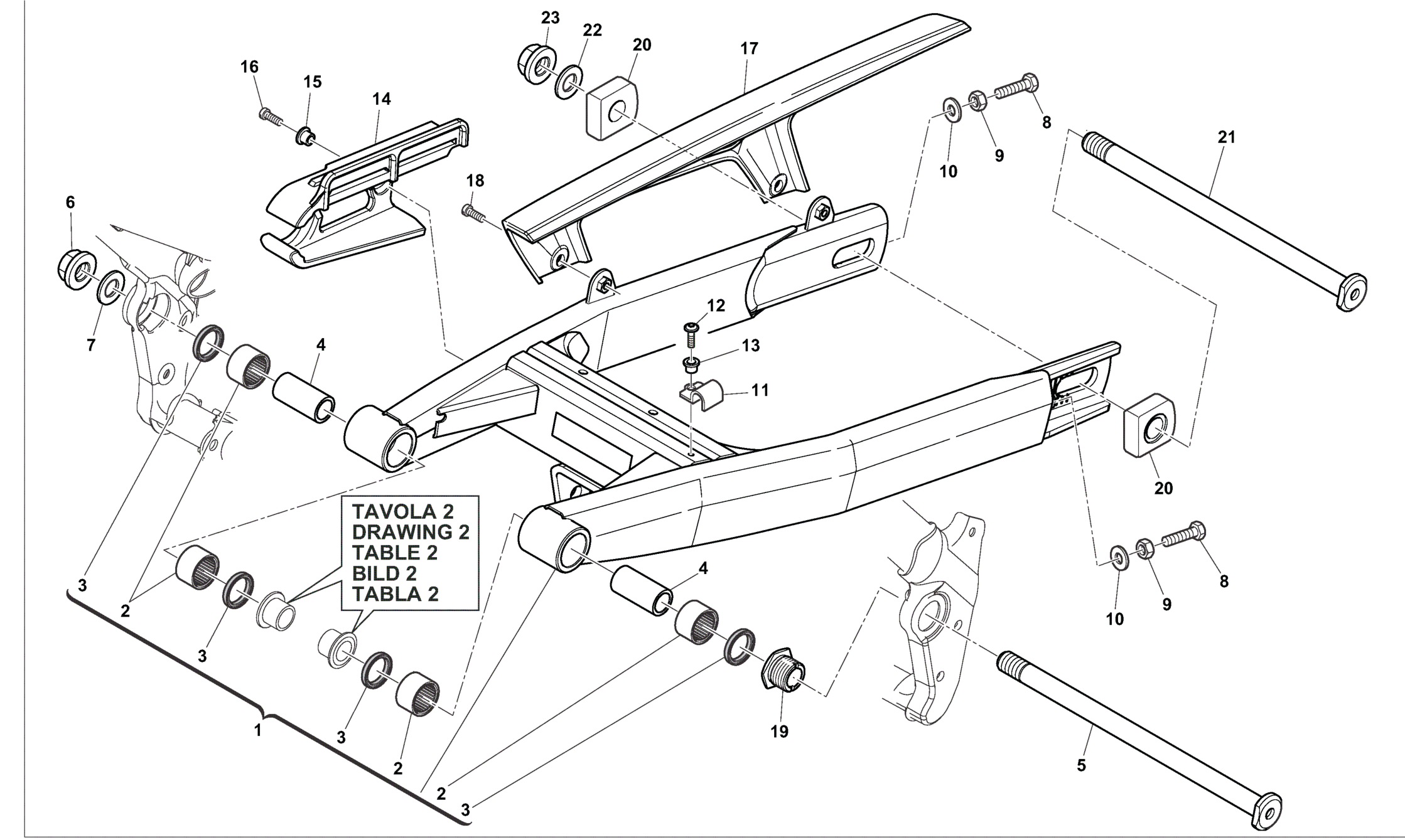 REAR SWING ARM