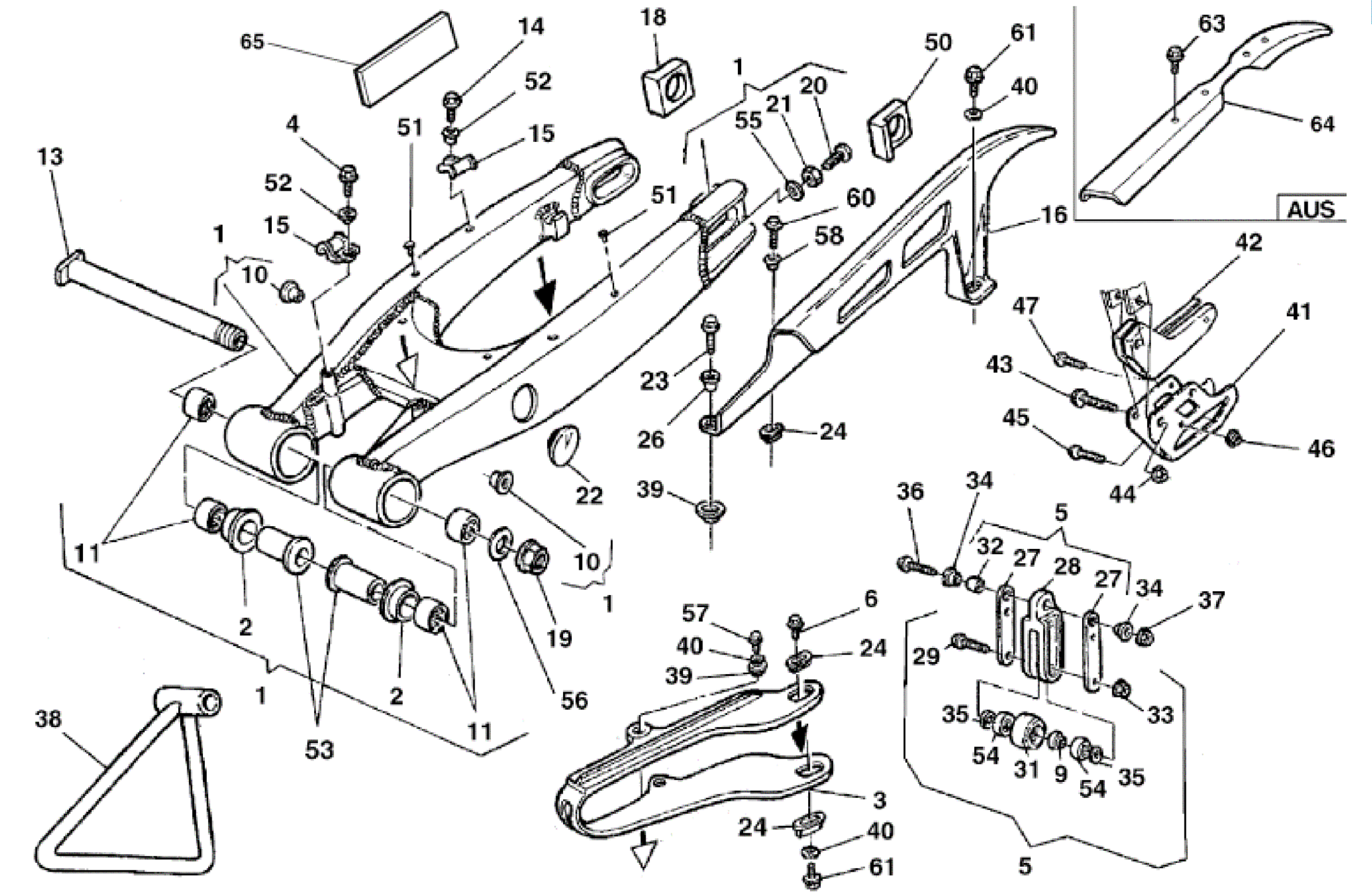 REAR SWING ARM