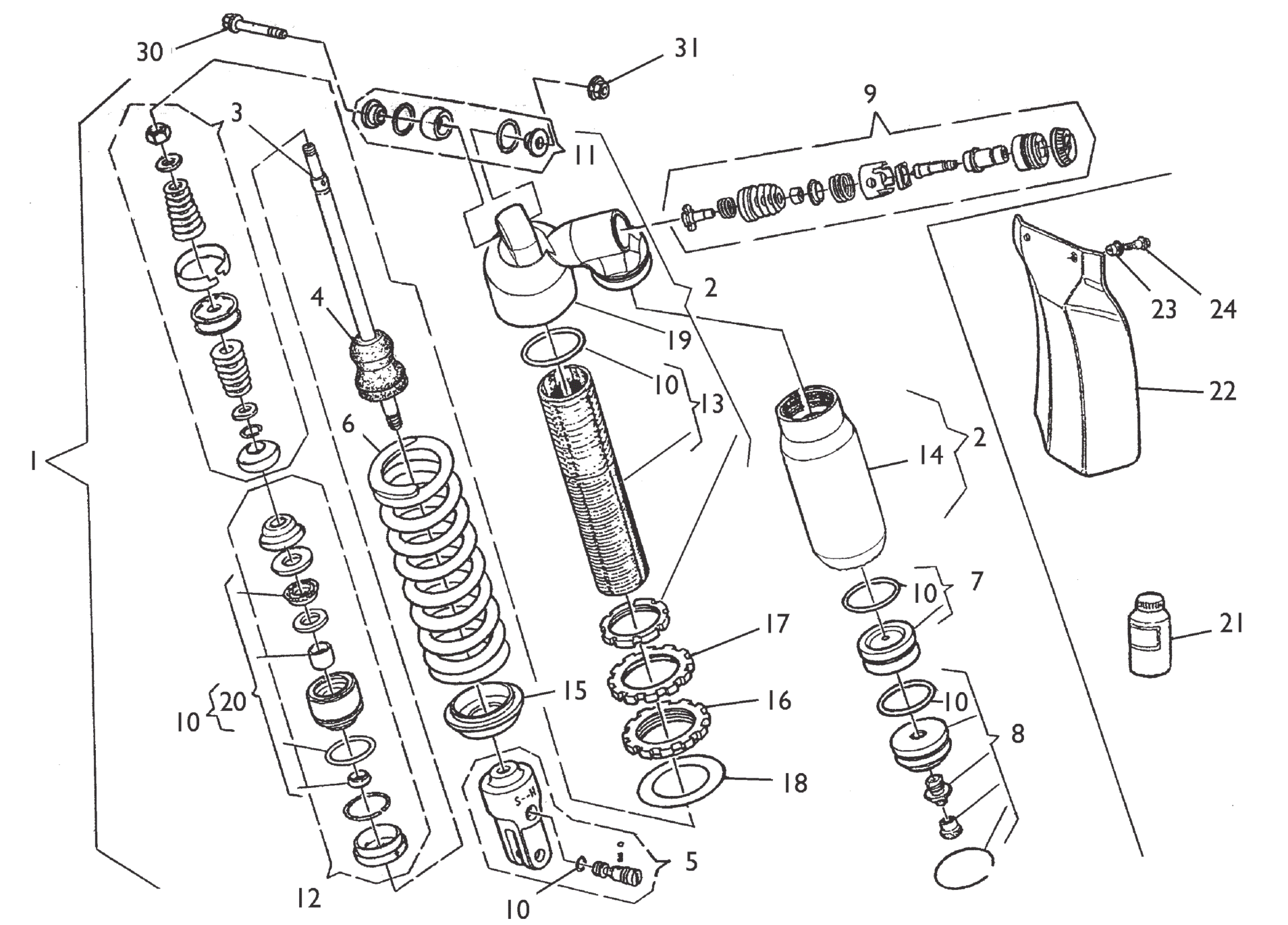 REAR SUSPENSION (SMR-TE)