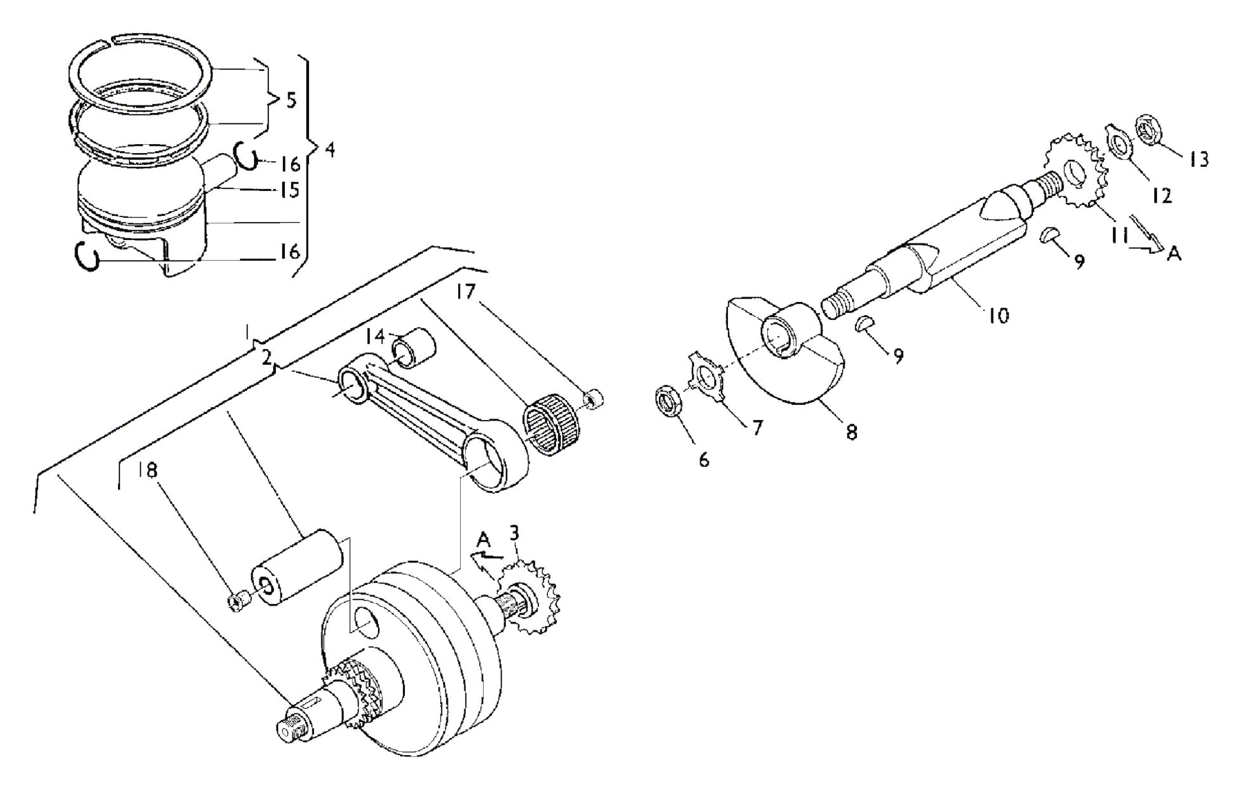 CRANKSHAFT - PISTON