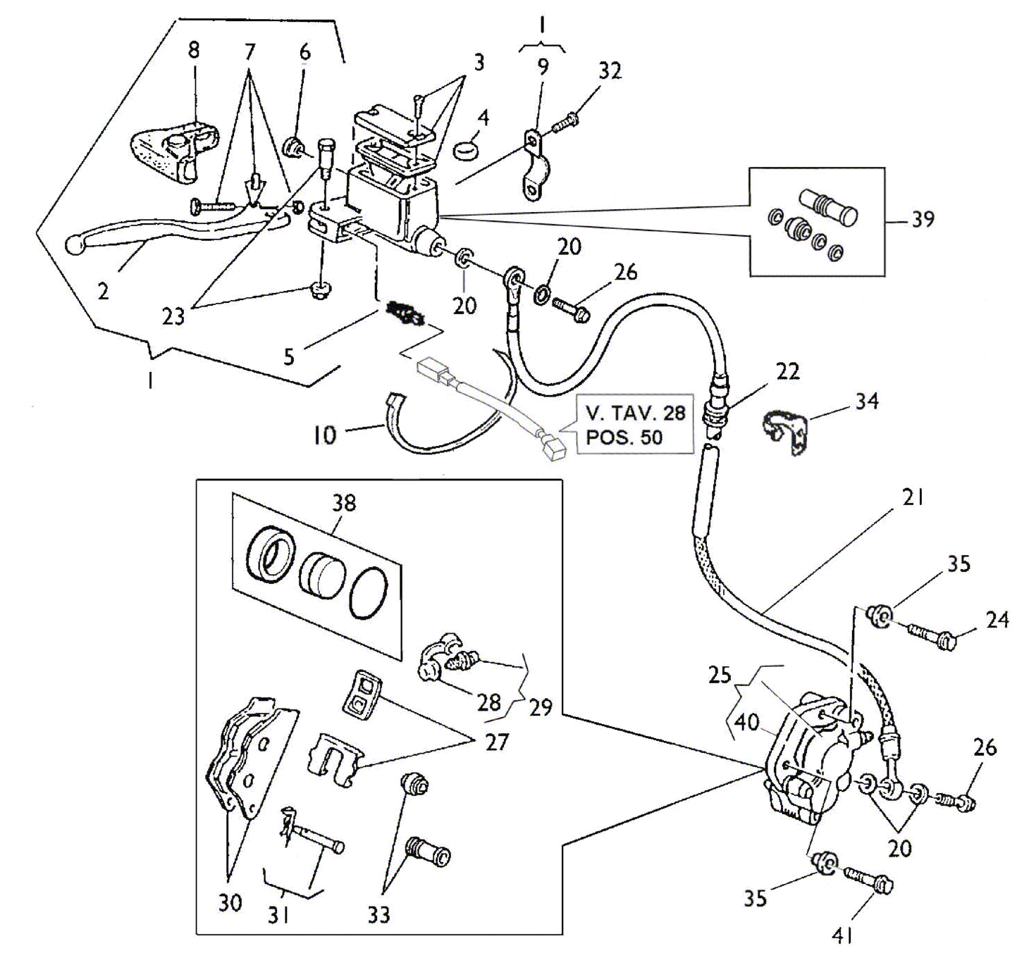 FRONT BRAKE (TE)