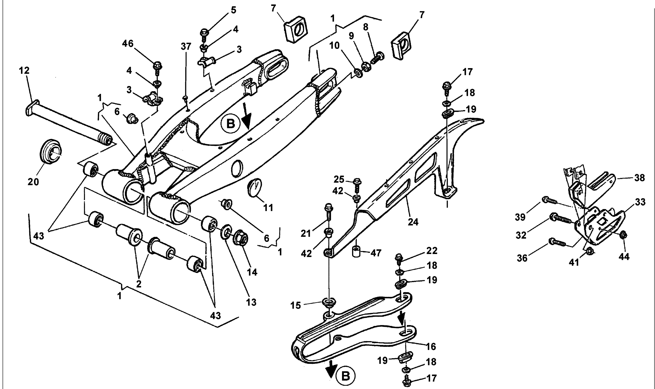 REAR SWING ARM