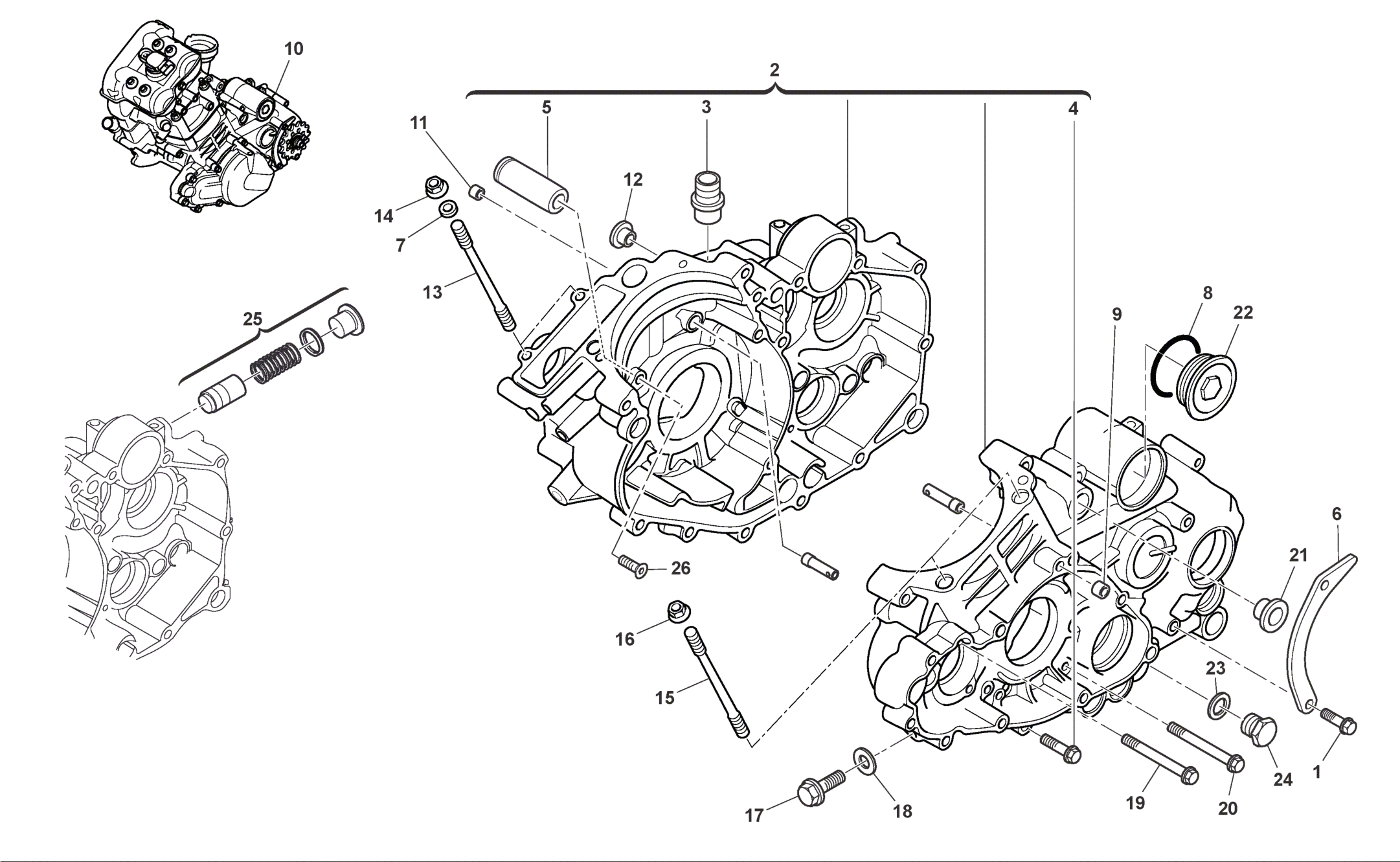 CRANKCASE CARTER