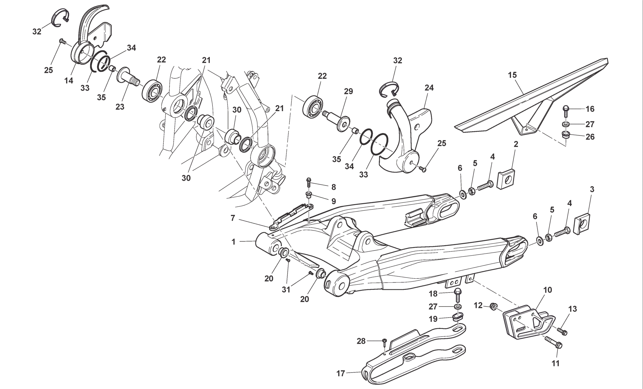 REAR SWING ARM