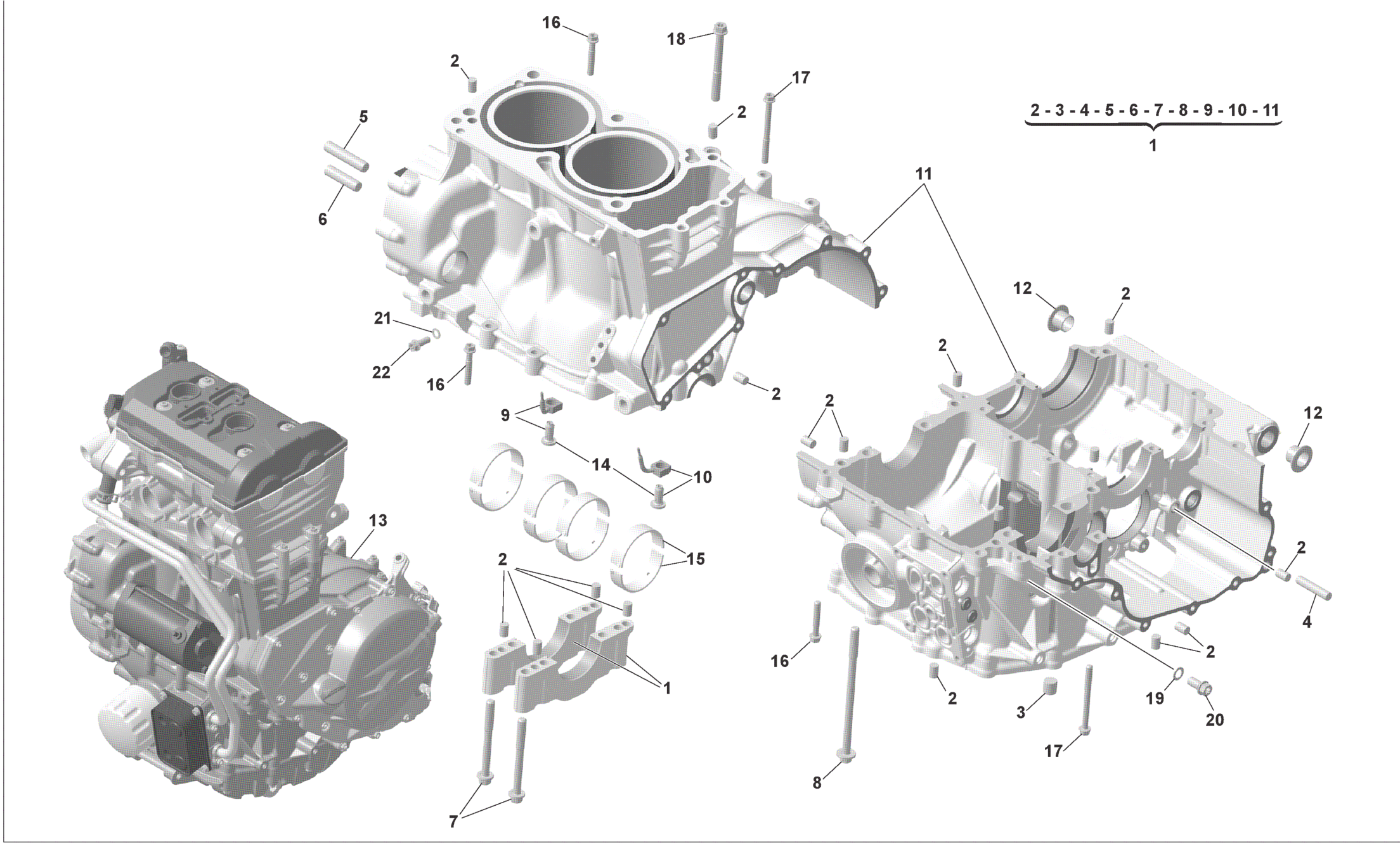 CRANKCASE CARTER