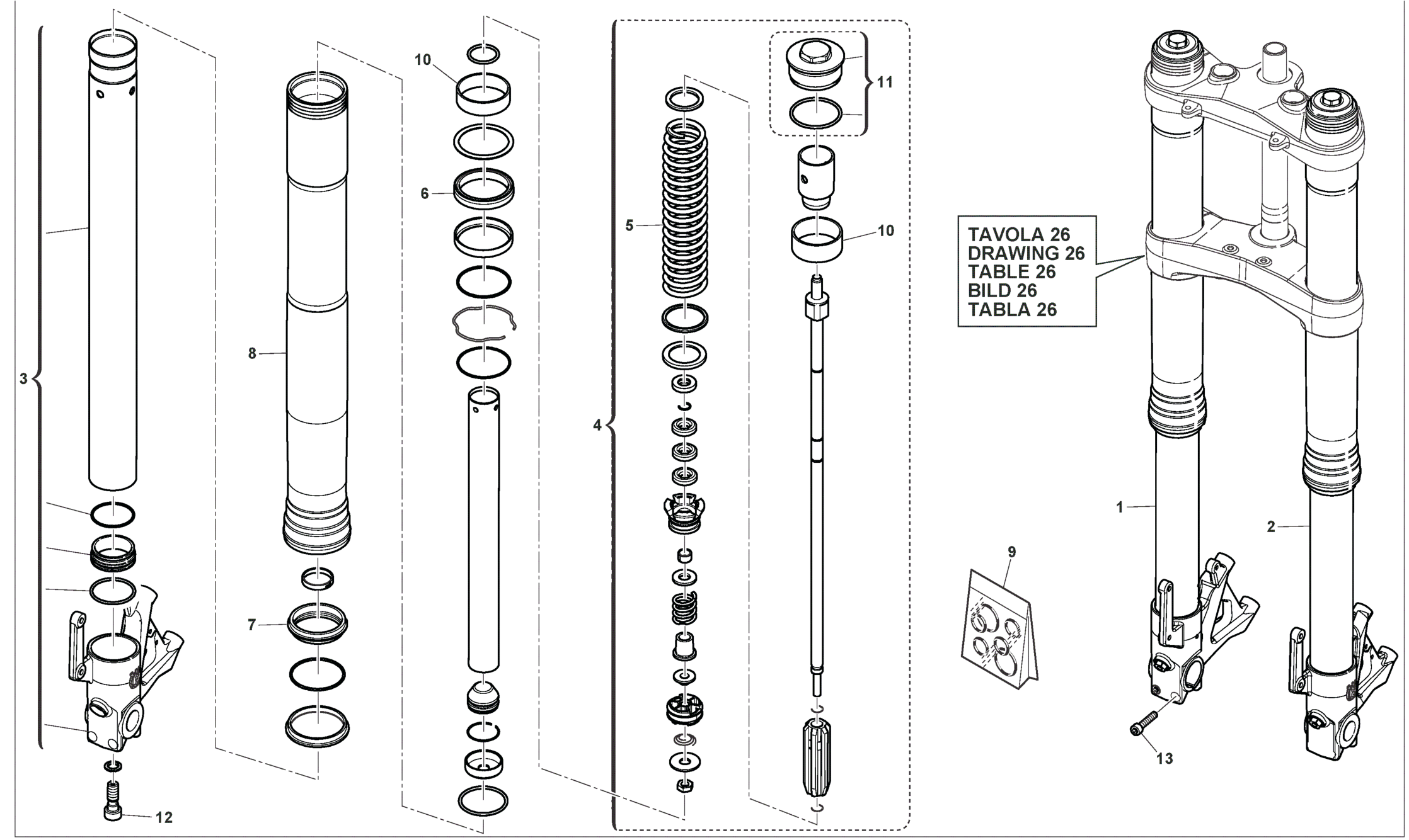 FRONT FORK (STD)