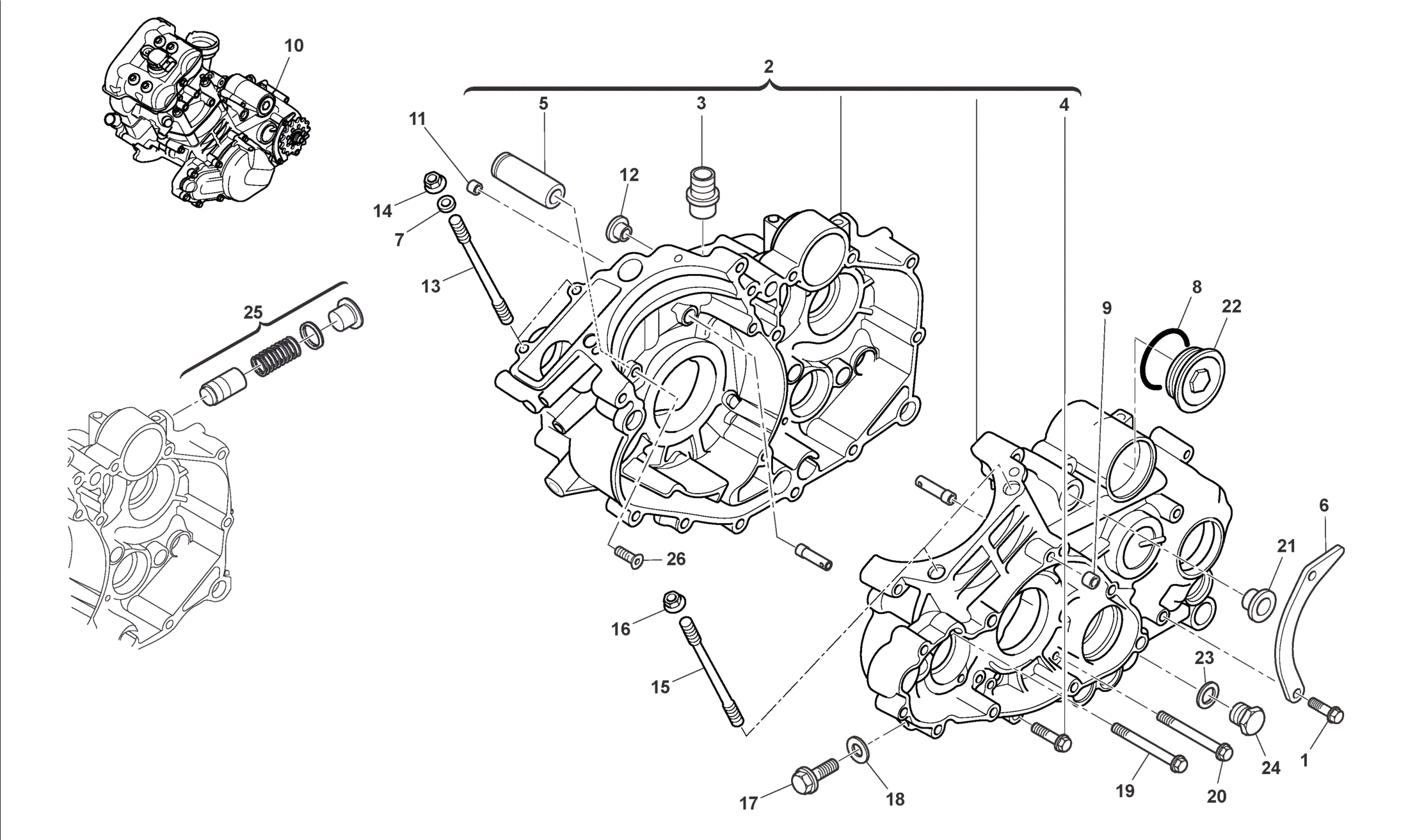 CRANKCASE CARTER