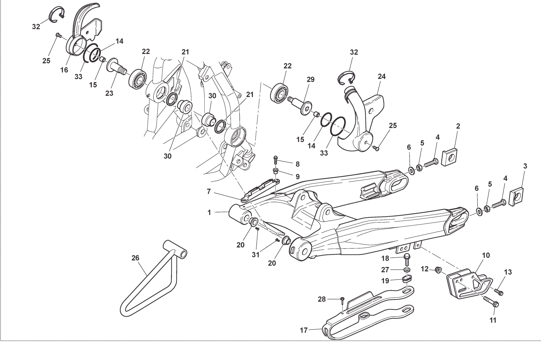 REAR SWING ARM