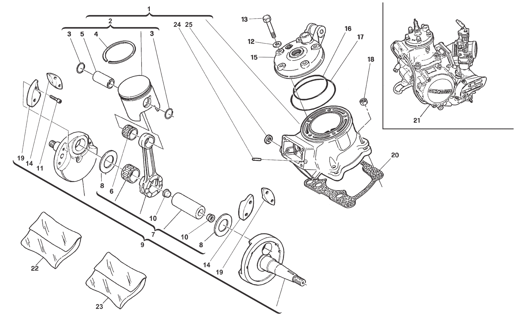 CRANKSHAFT - CYLINDER