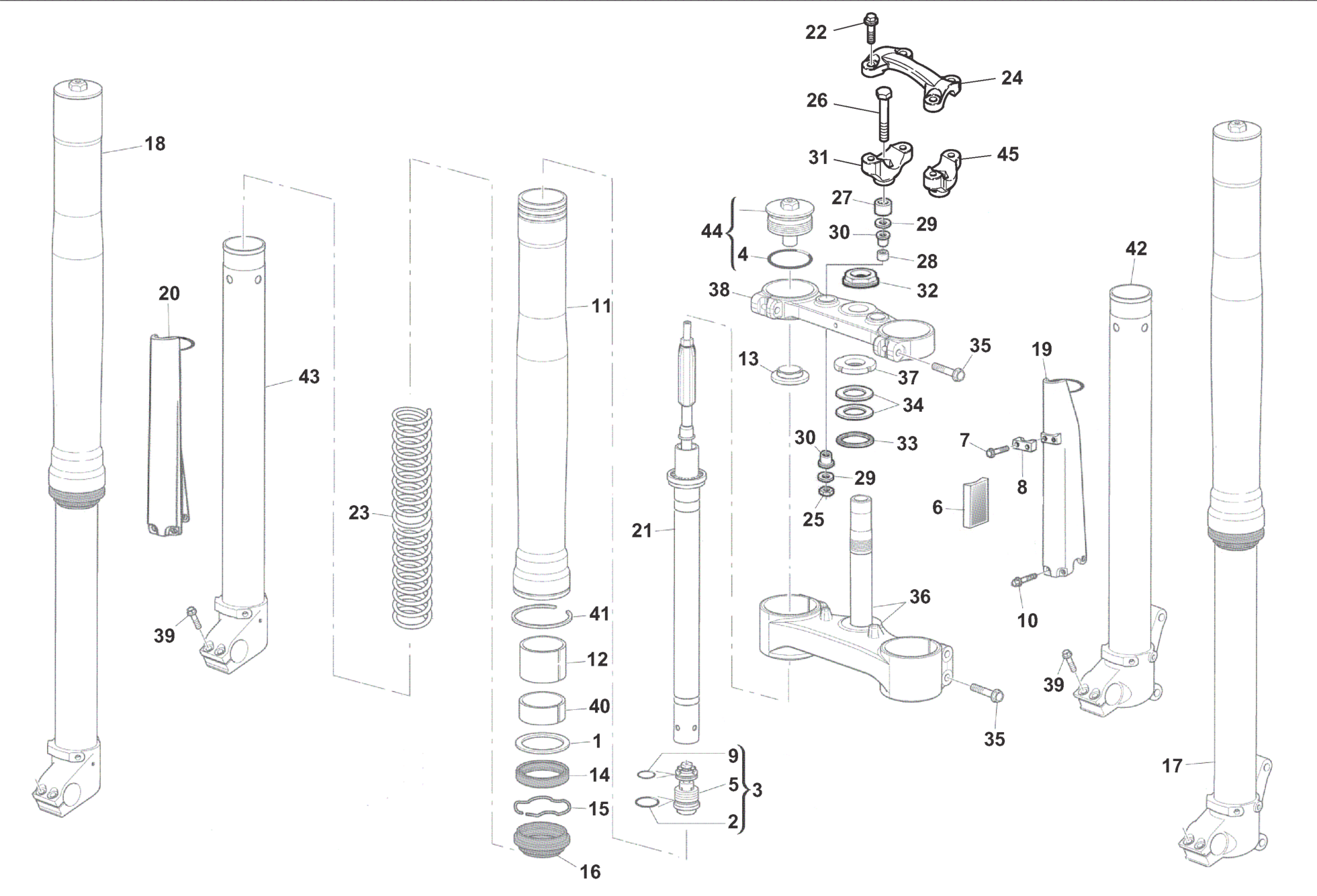 FRONT FORK (WR)