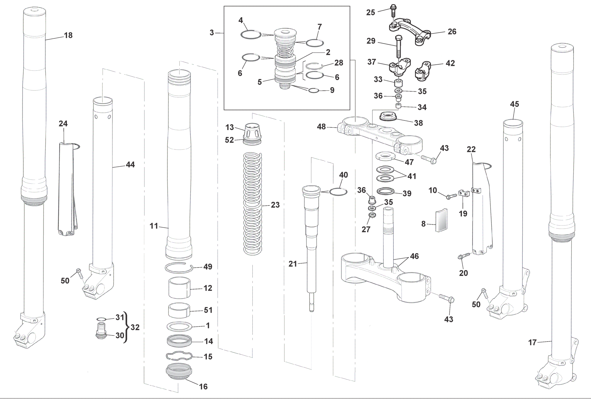 FRONT FORK (CR)