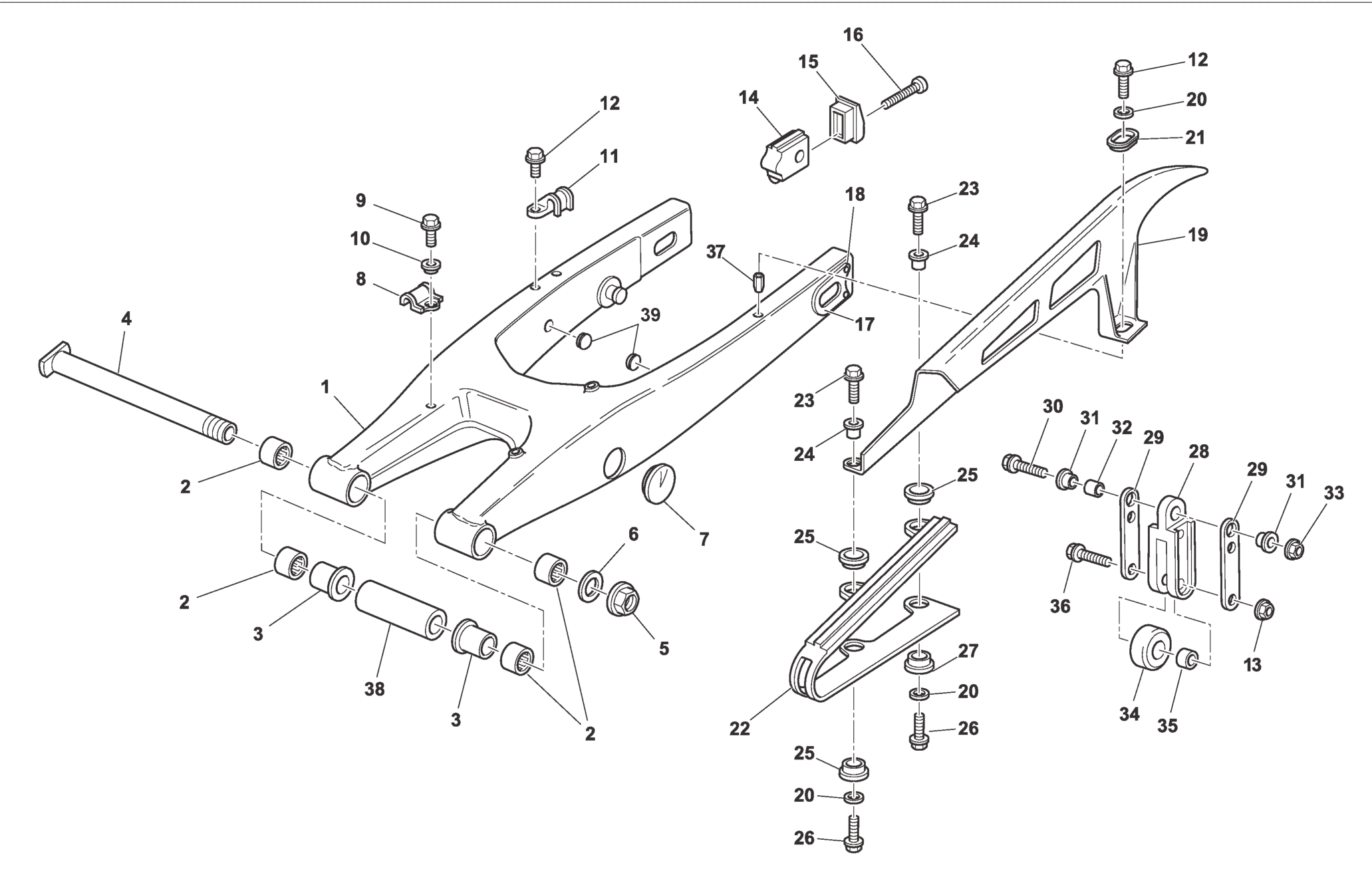 REAR SWING ARM