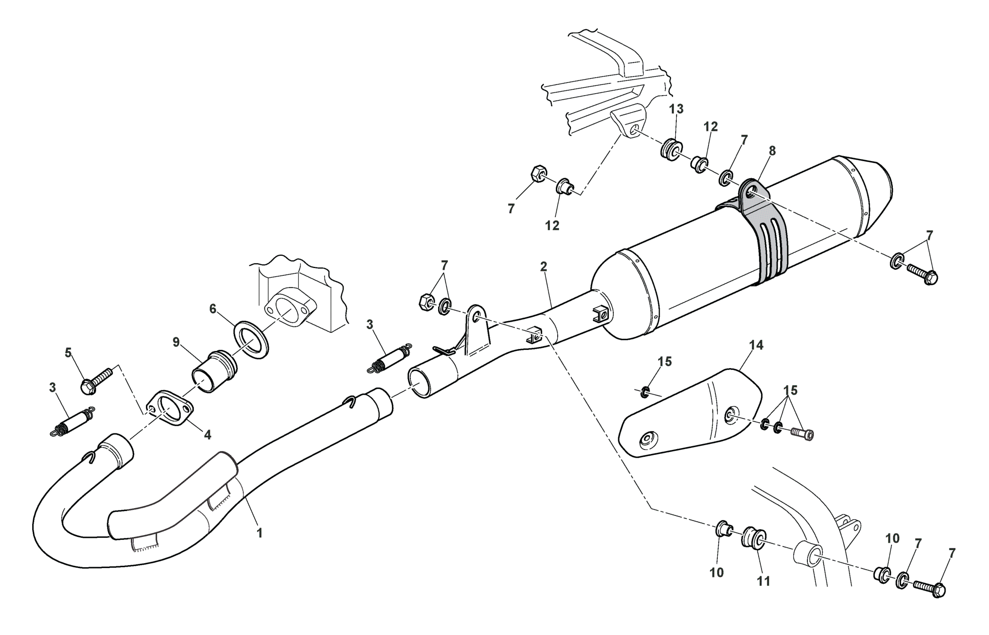 EXHAUST SYSTEM (TC)