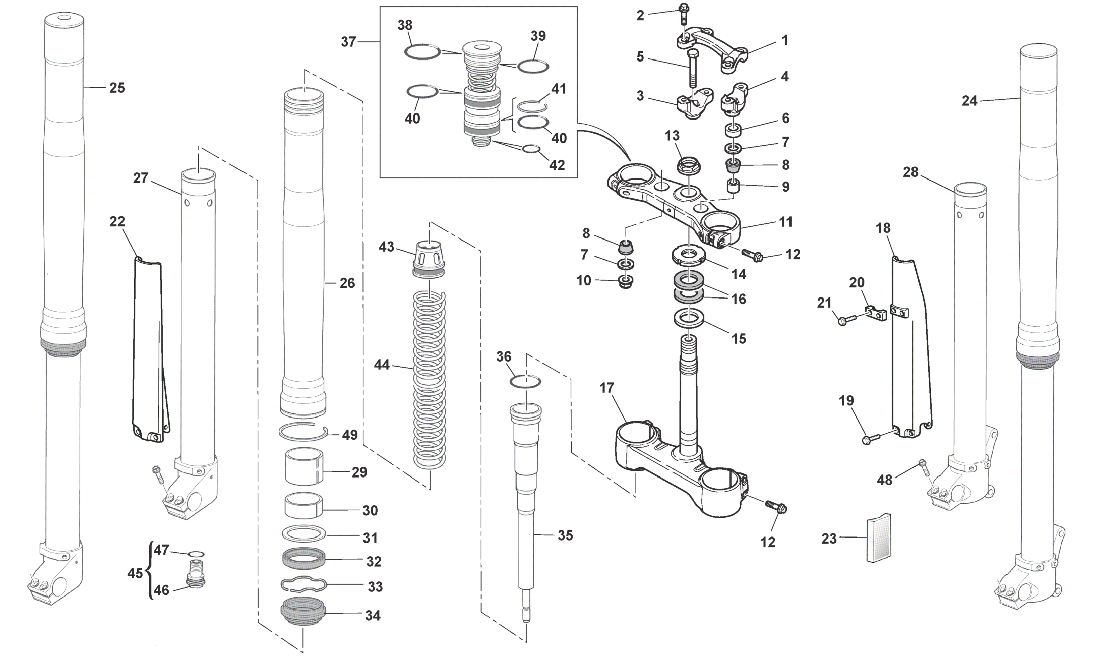 FRONT FORK (TC-TXC)