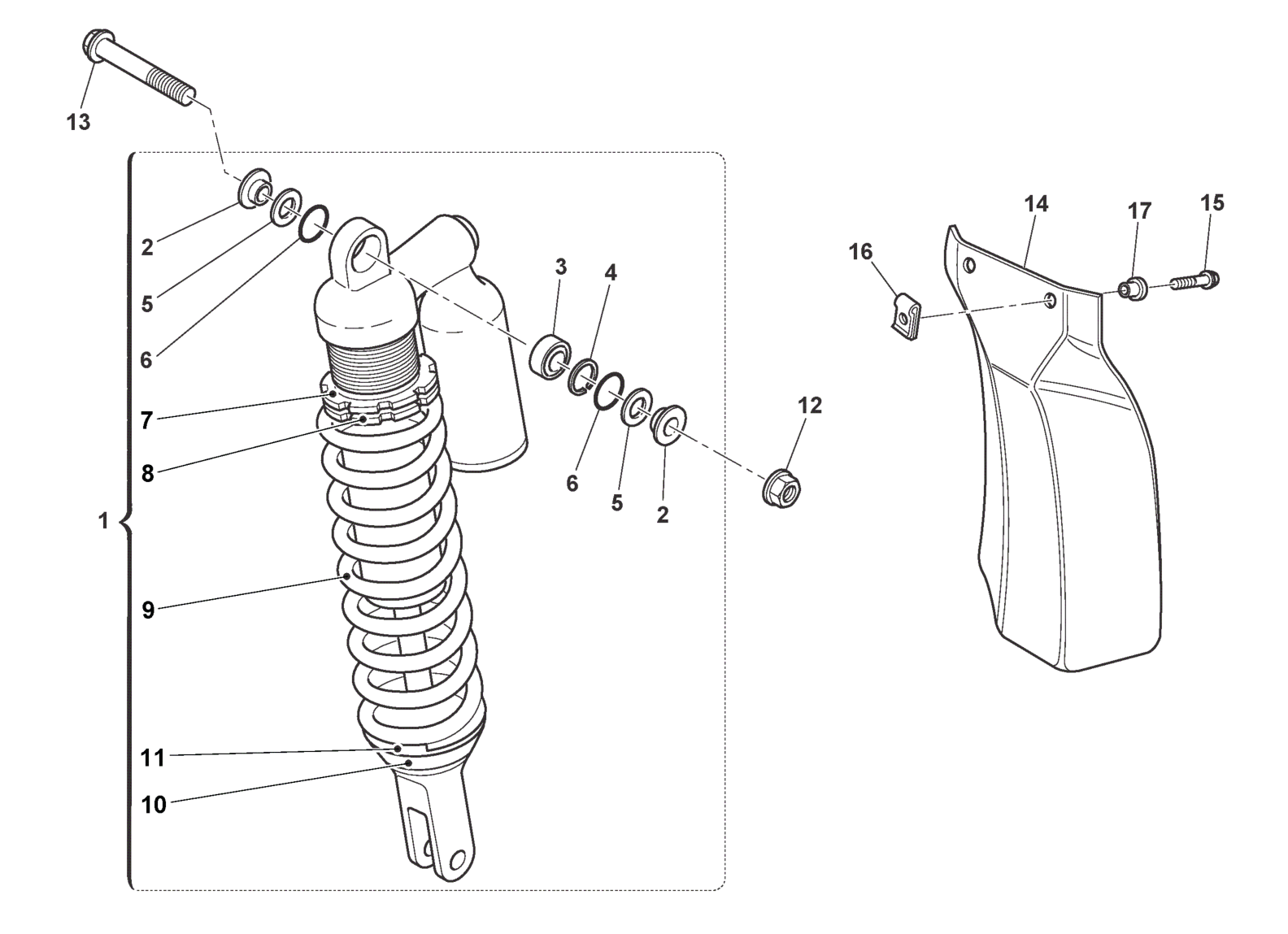 REAR SUSPENSION (TE)