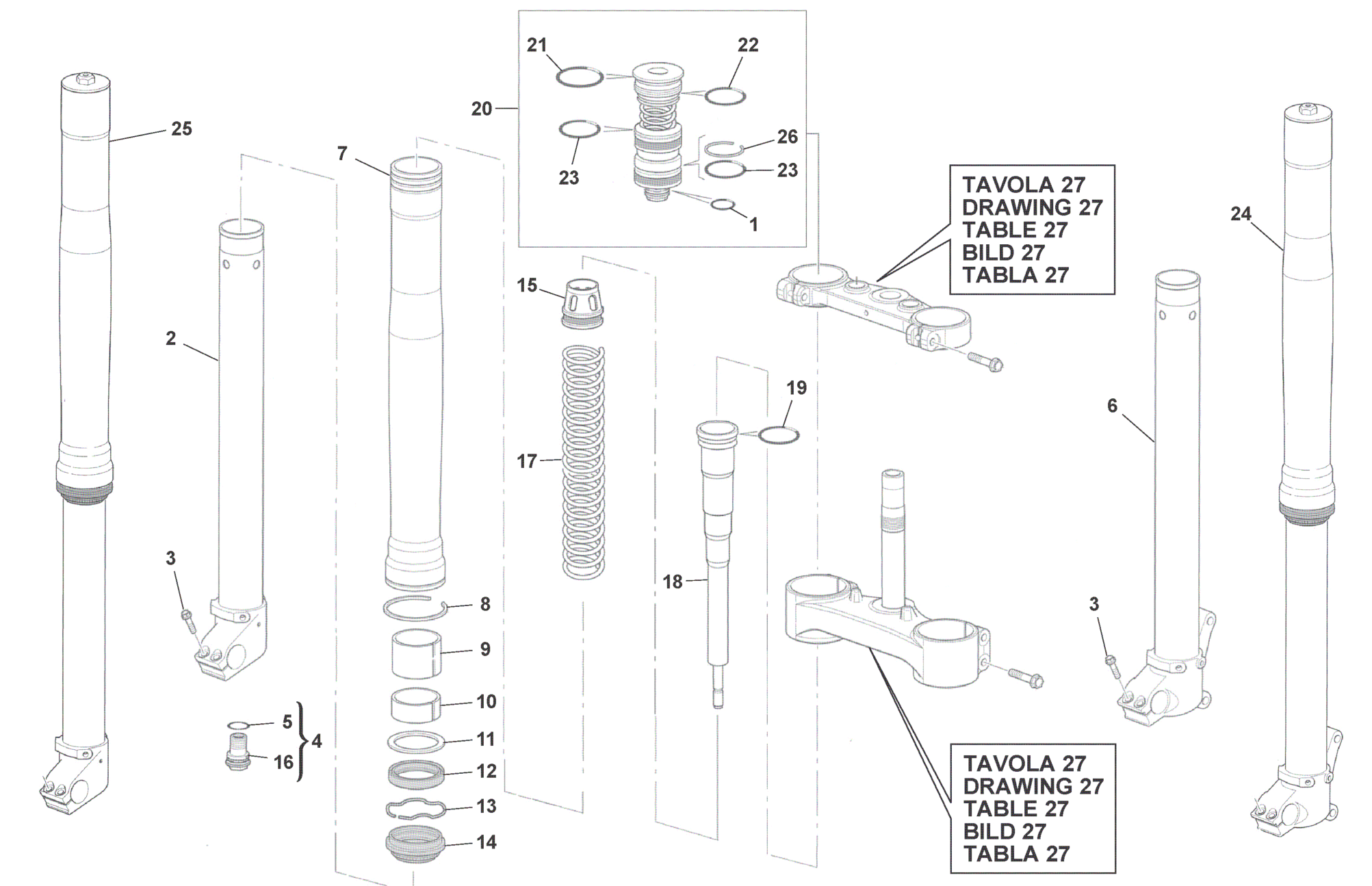 FRONT FORK ASSEMBLY