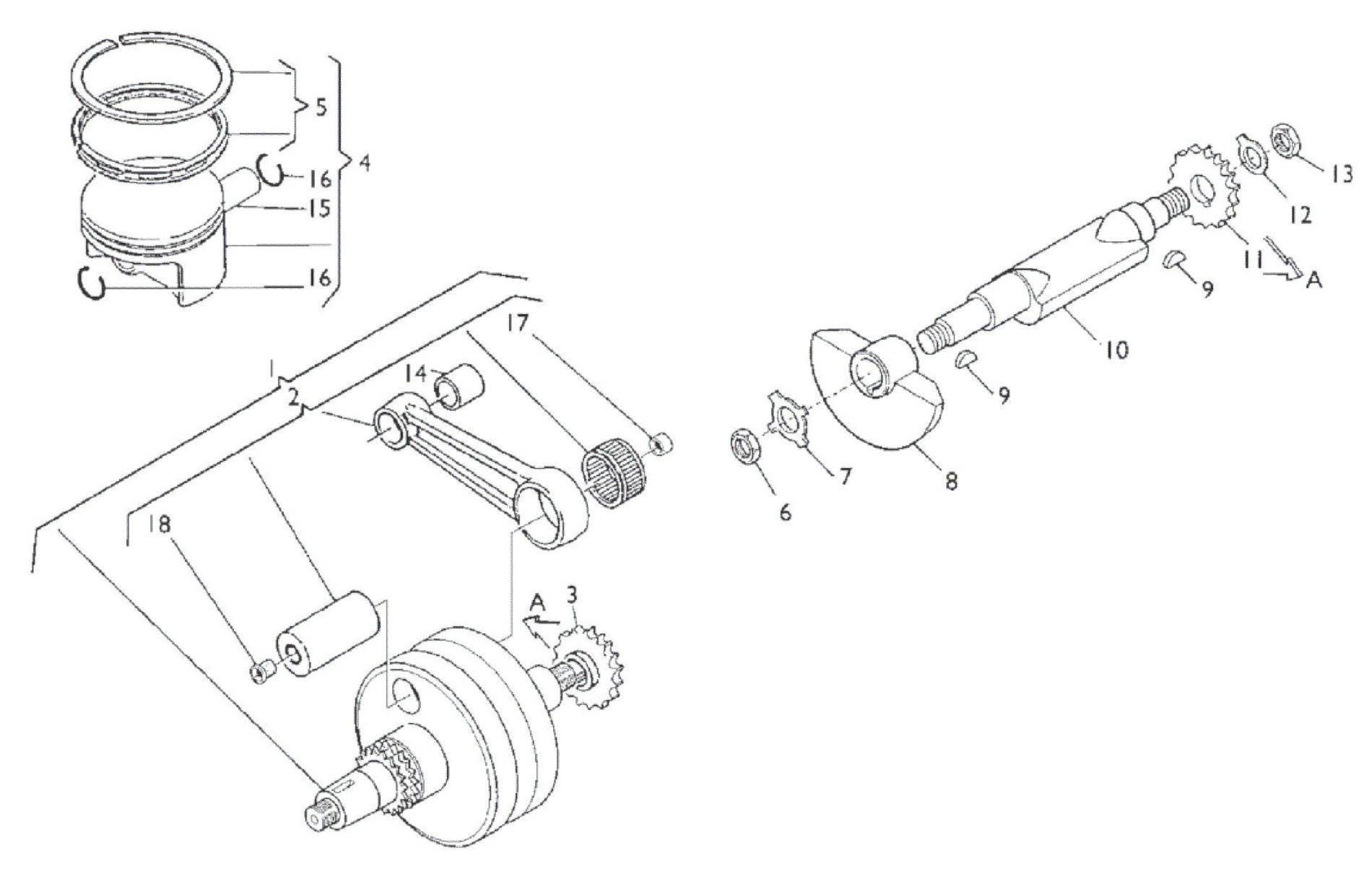 CRANKSHAFT - PISTON