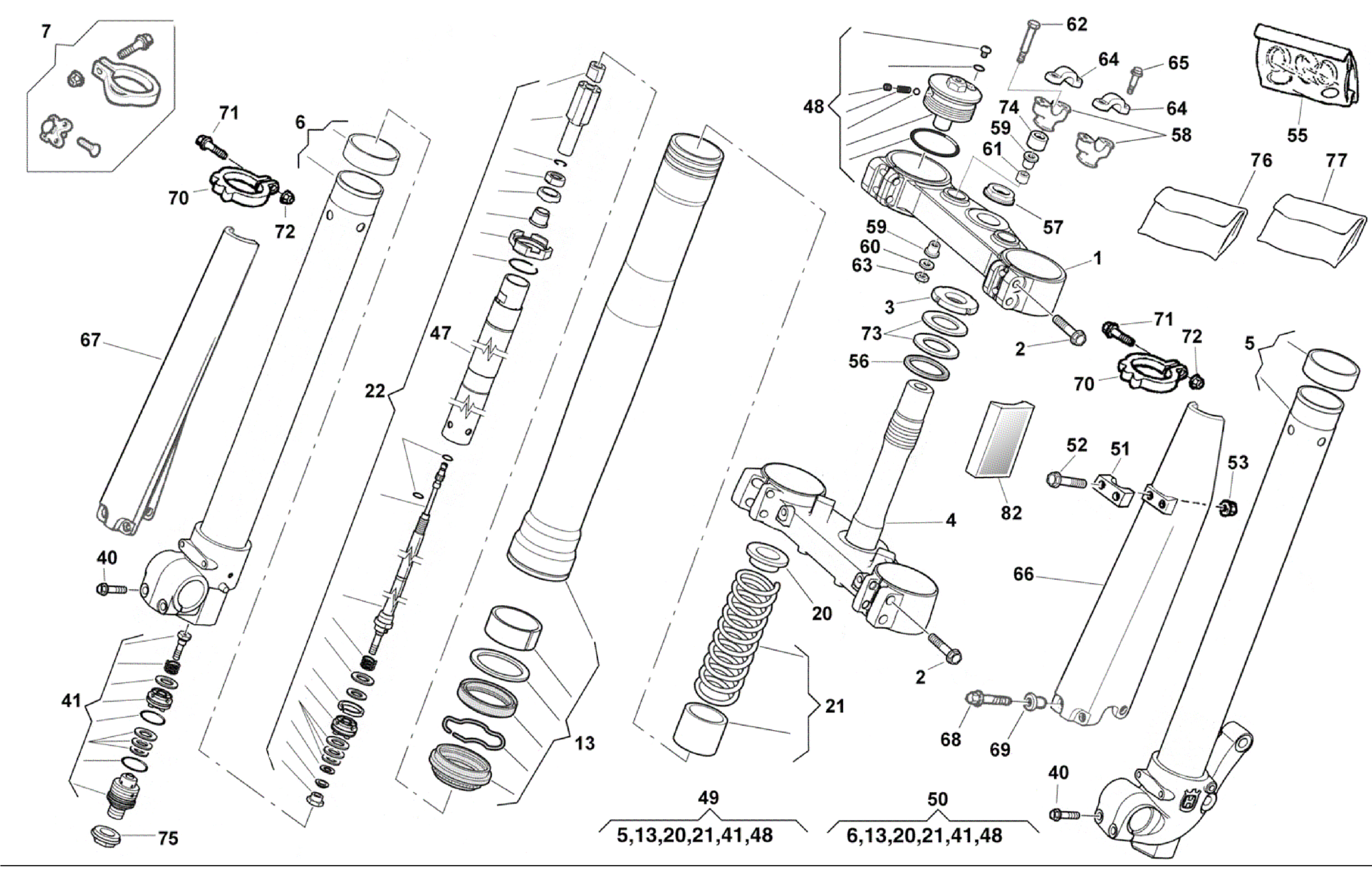 FRONT FORK (CR)