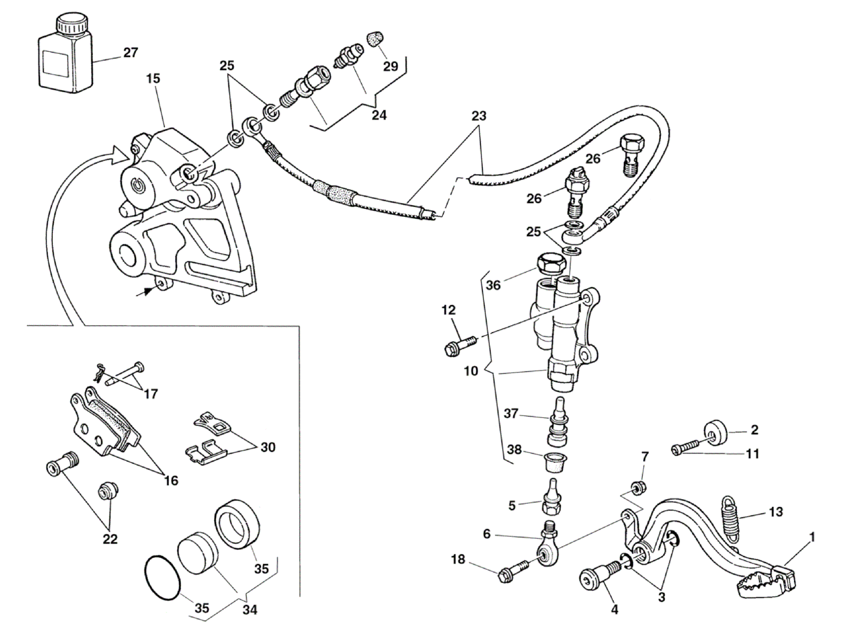 REAR BRAKE SYSTEM