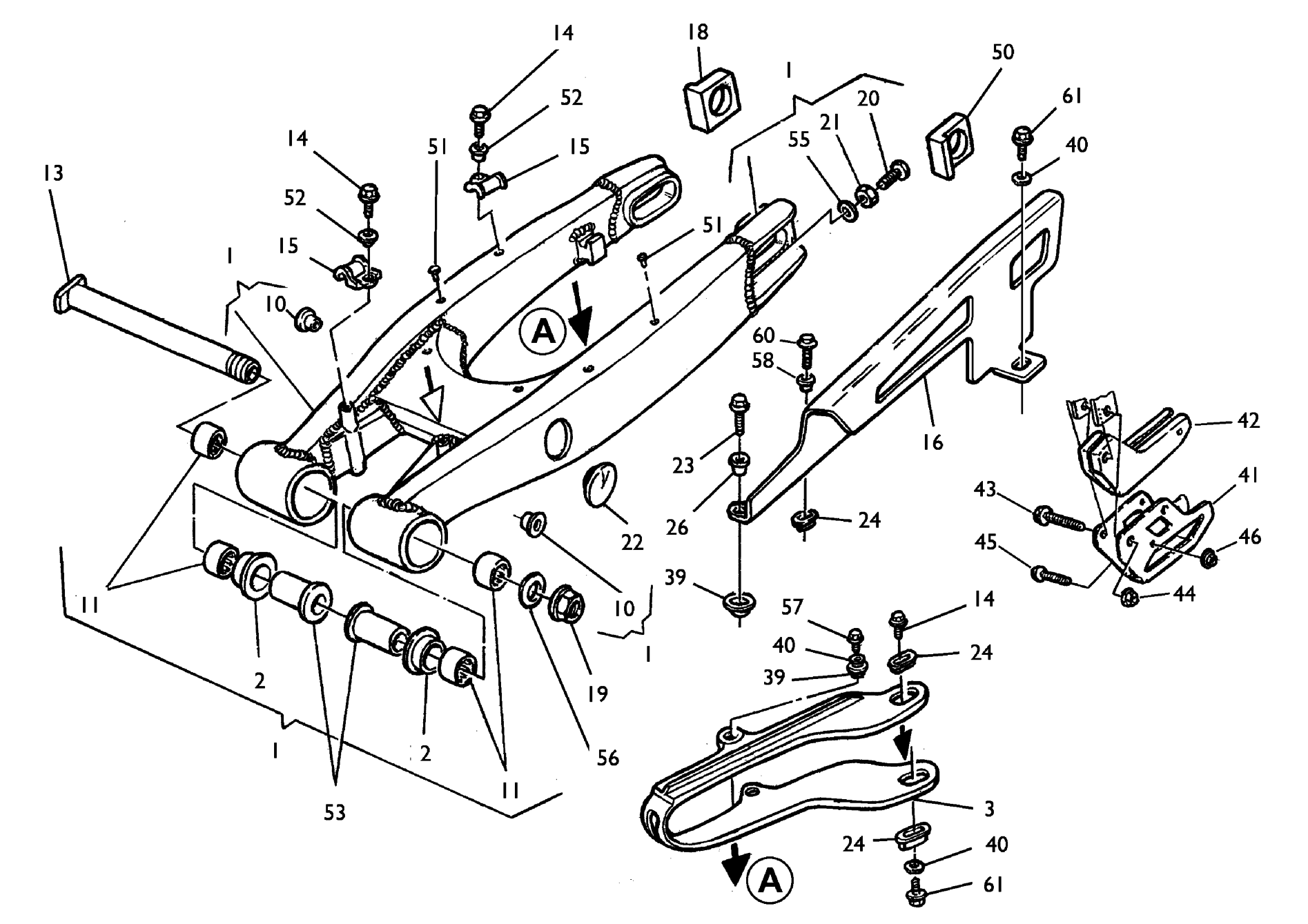 REAR SWING ARM