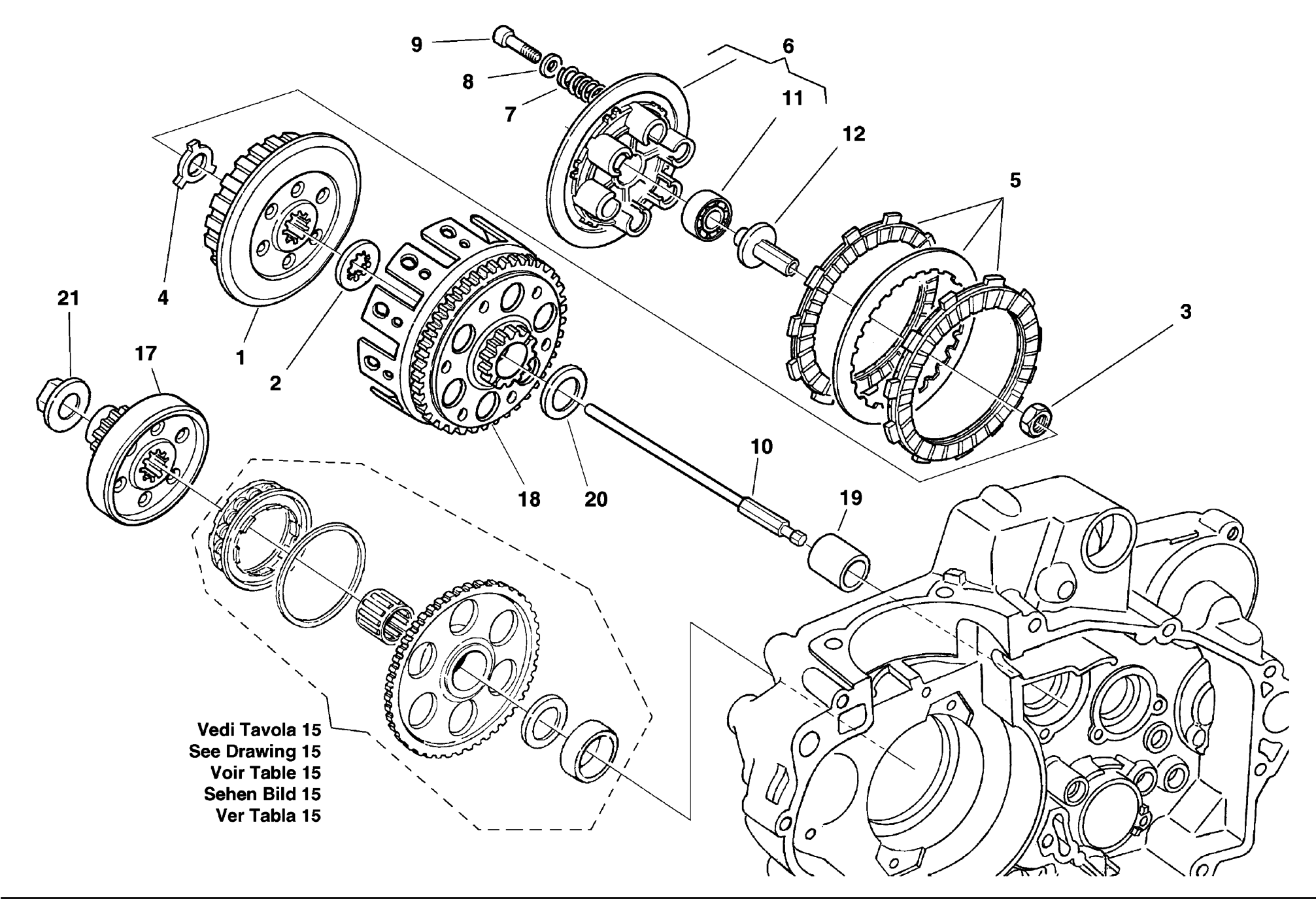 PRIMARY DRIVE - CLUTCH