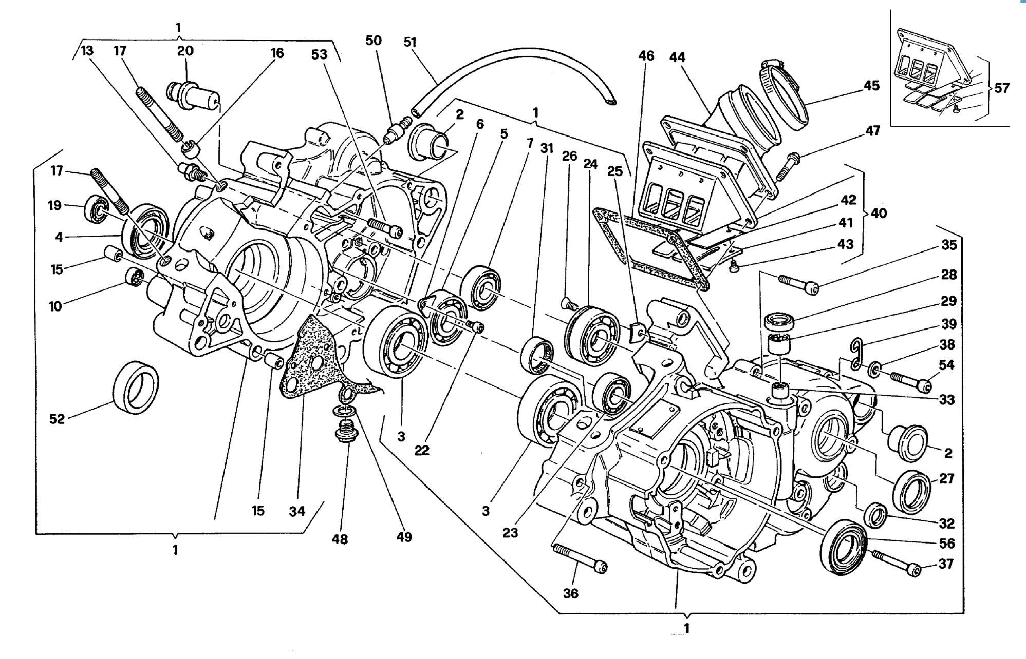 CRANKCASE CARTER