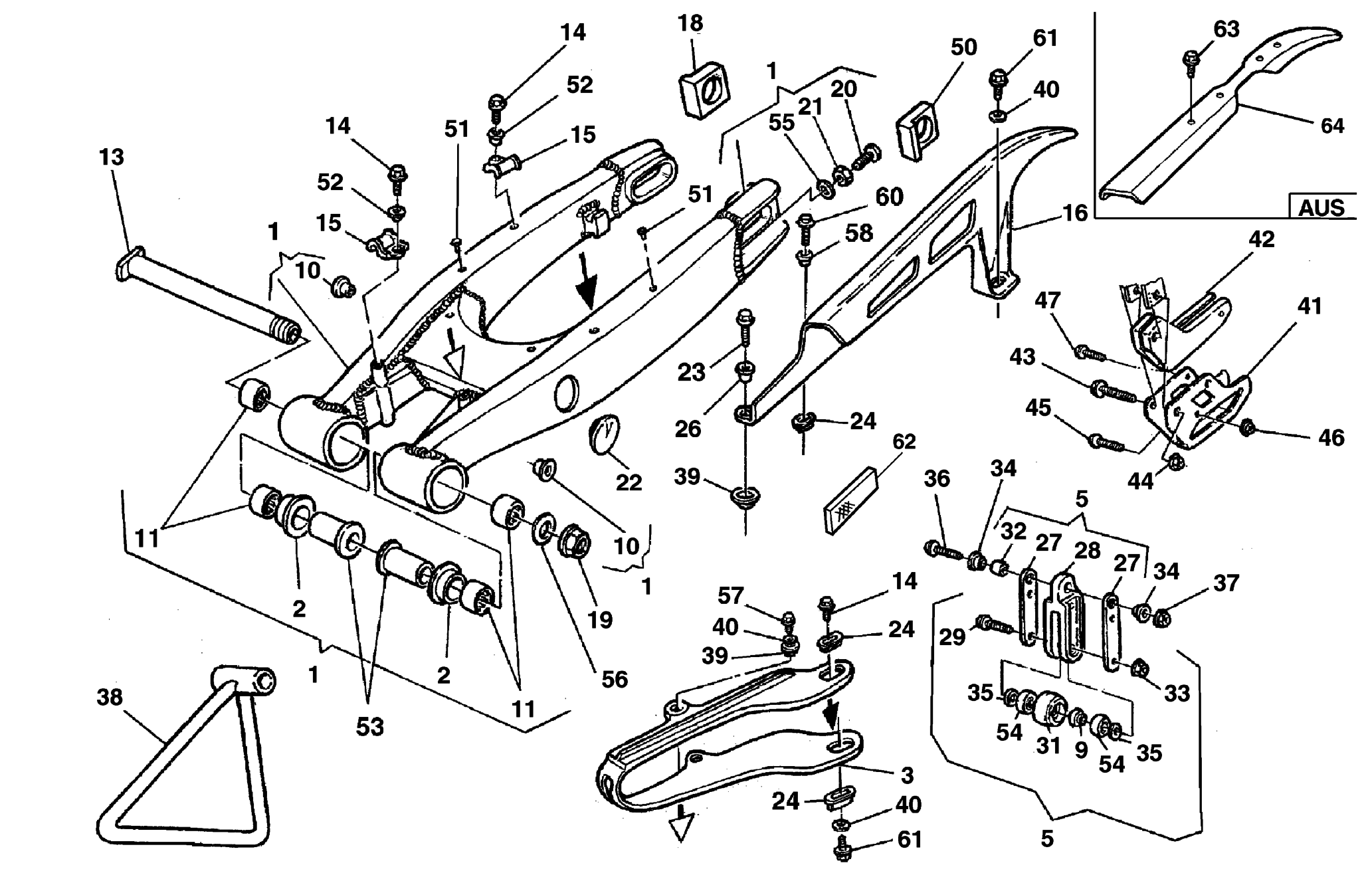 REAR SWING ARM