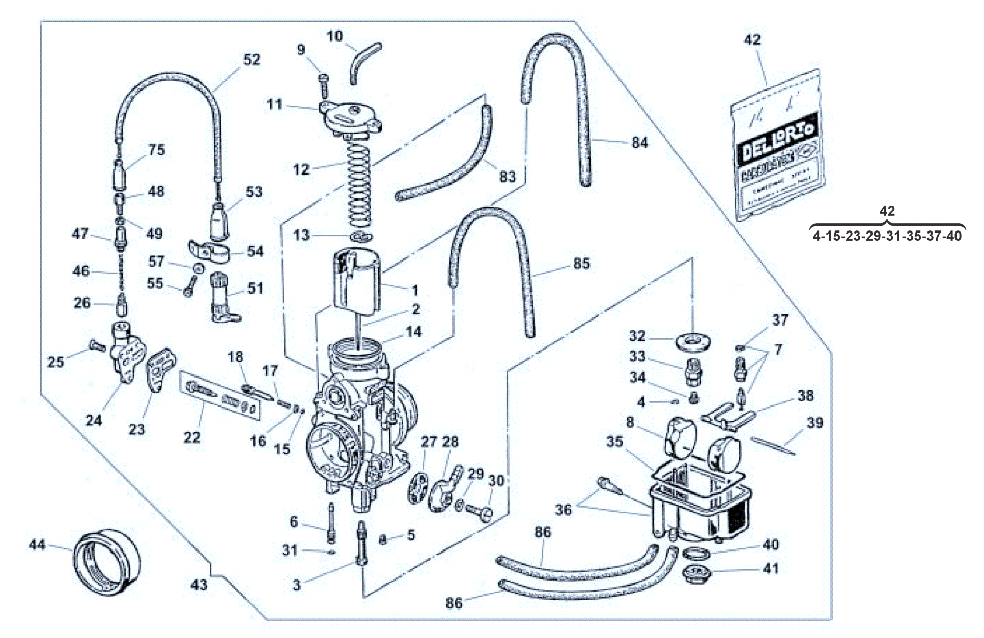 CARBURETOR "DELL'ORTO"