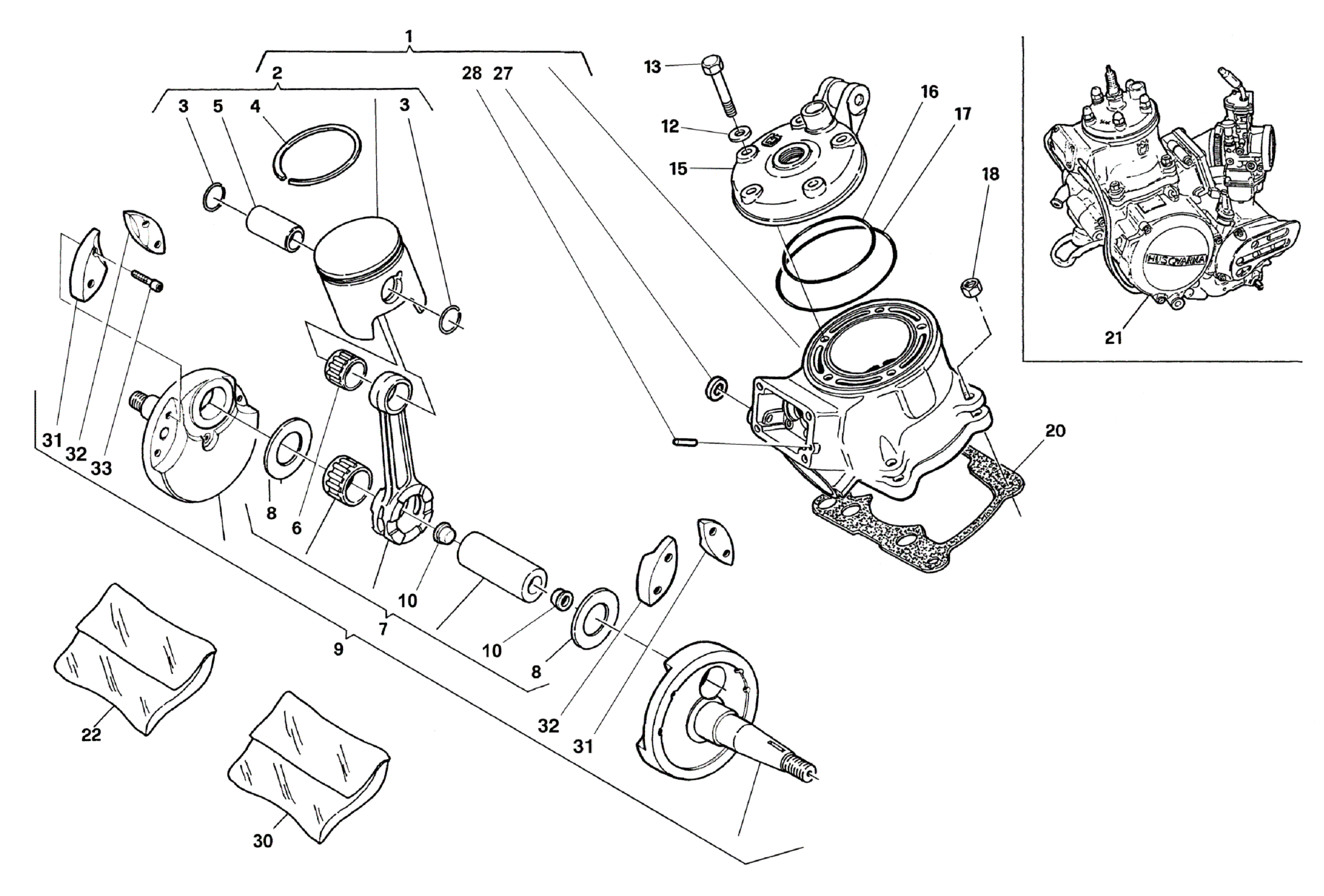 CRANKSHAFT - CYLINDER