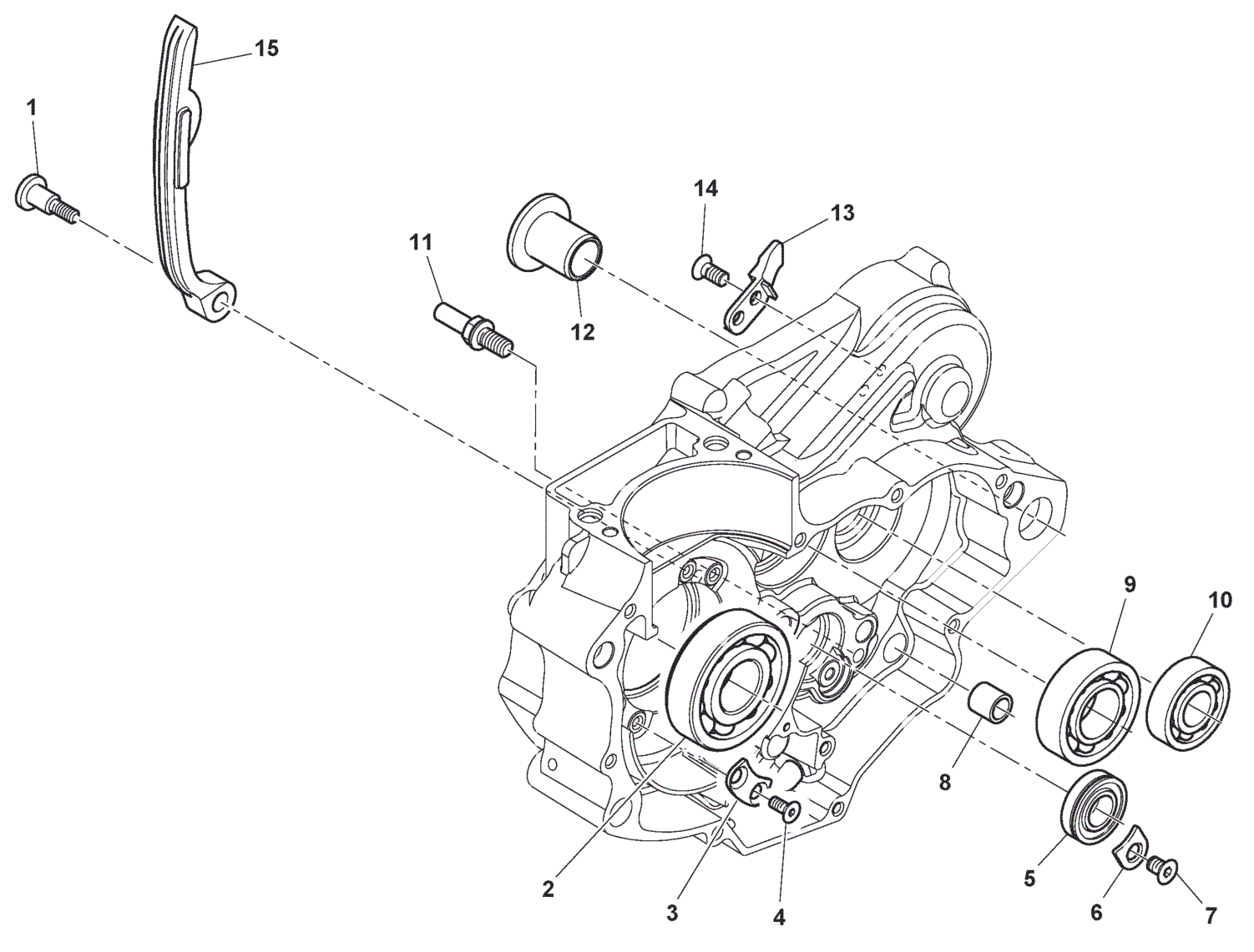 CRANKCASE CARTER R.H.