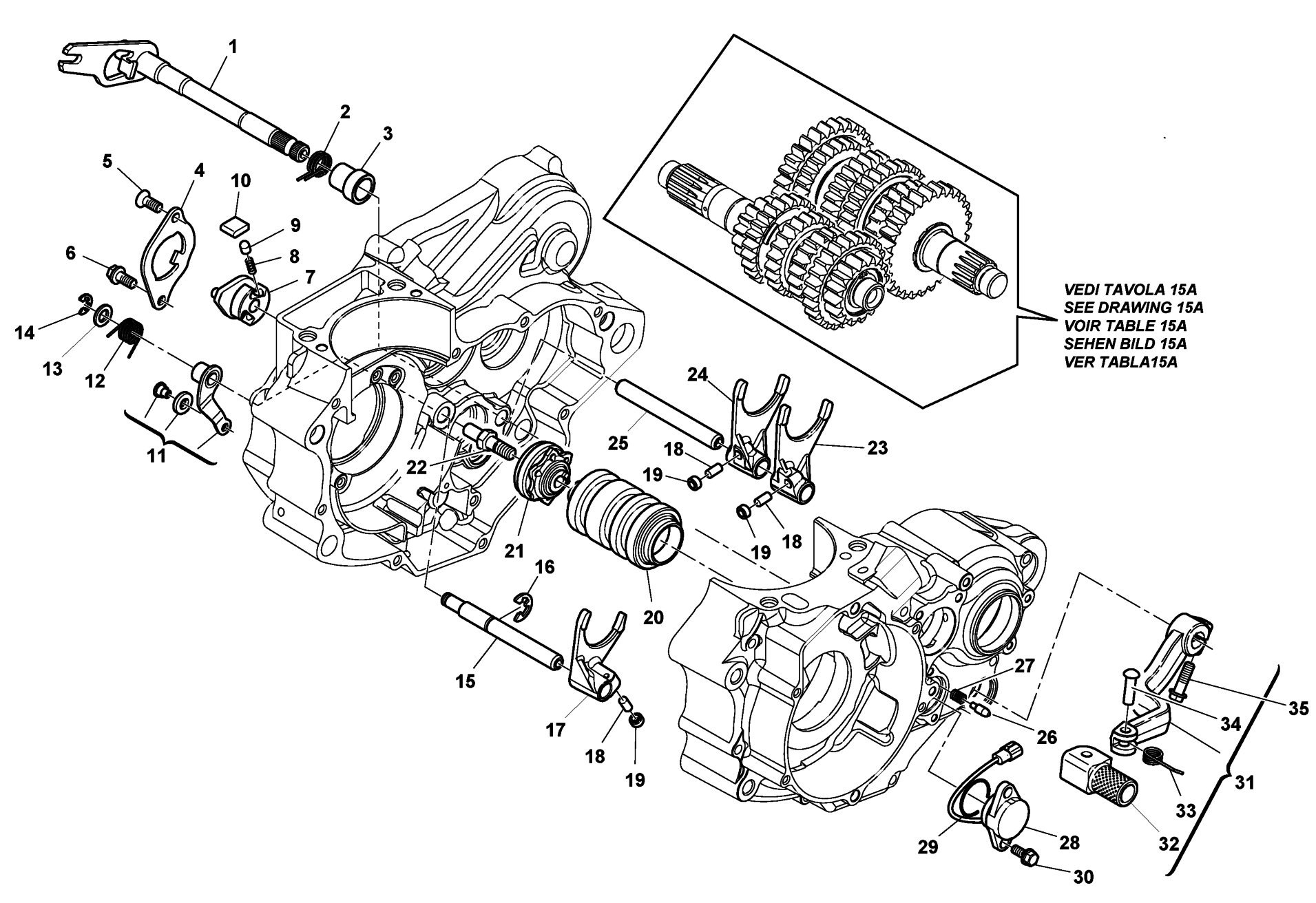 GEAR SHIFT (TE-TXC)